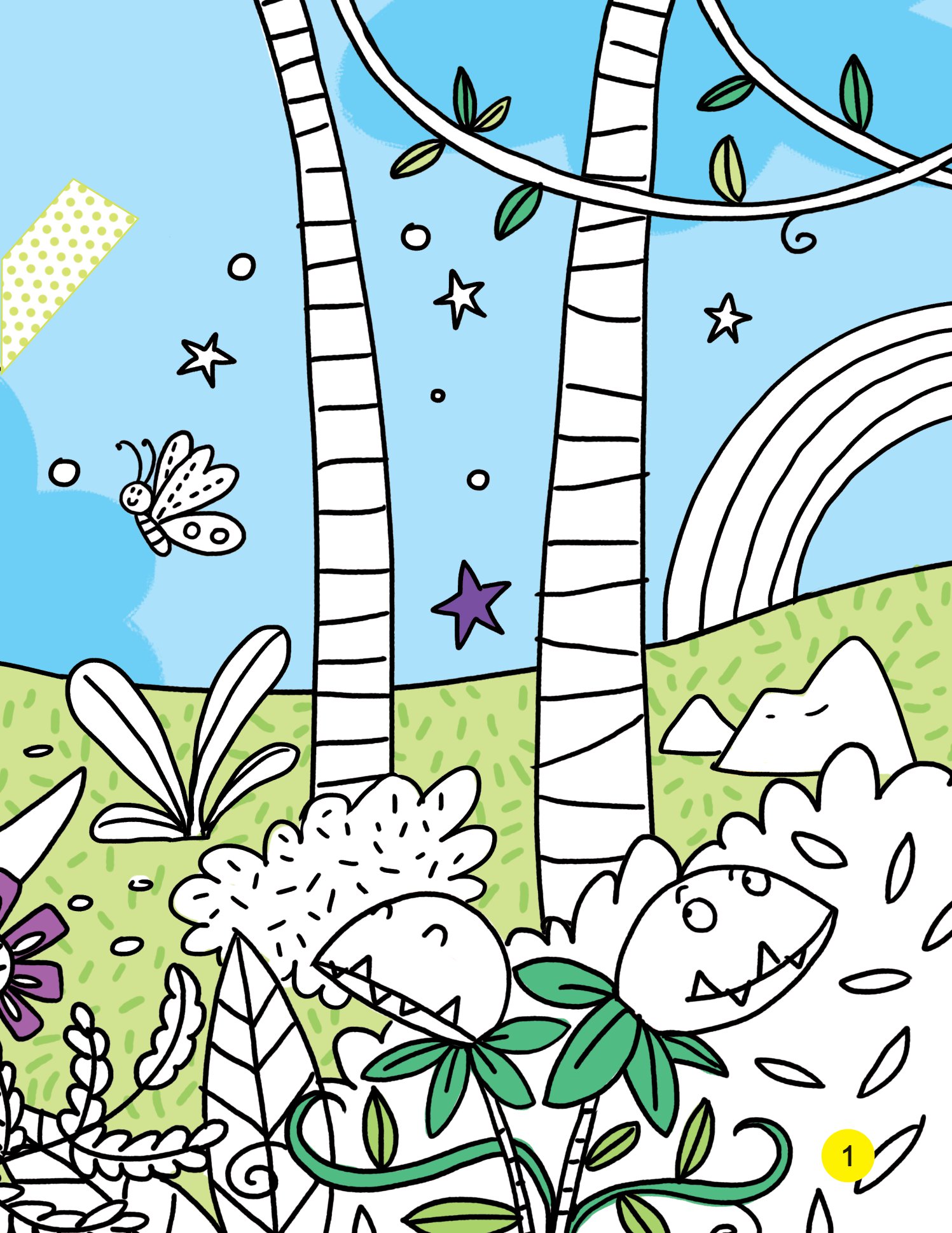 tô màu và dựng hình 3d - khủng long - Ảnh 3