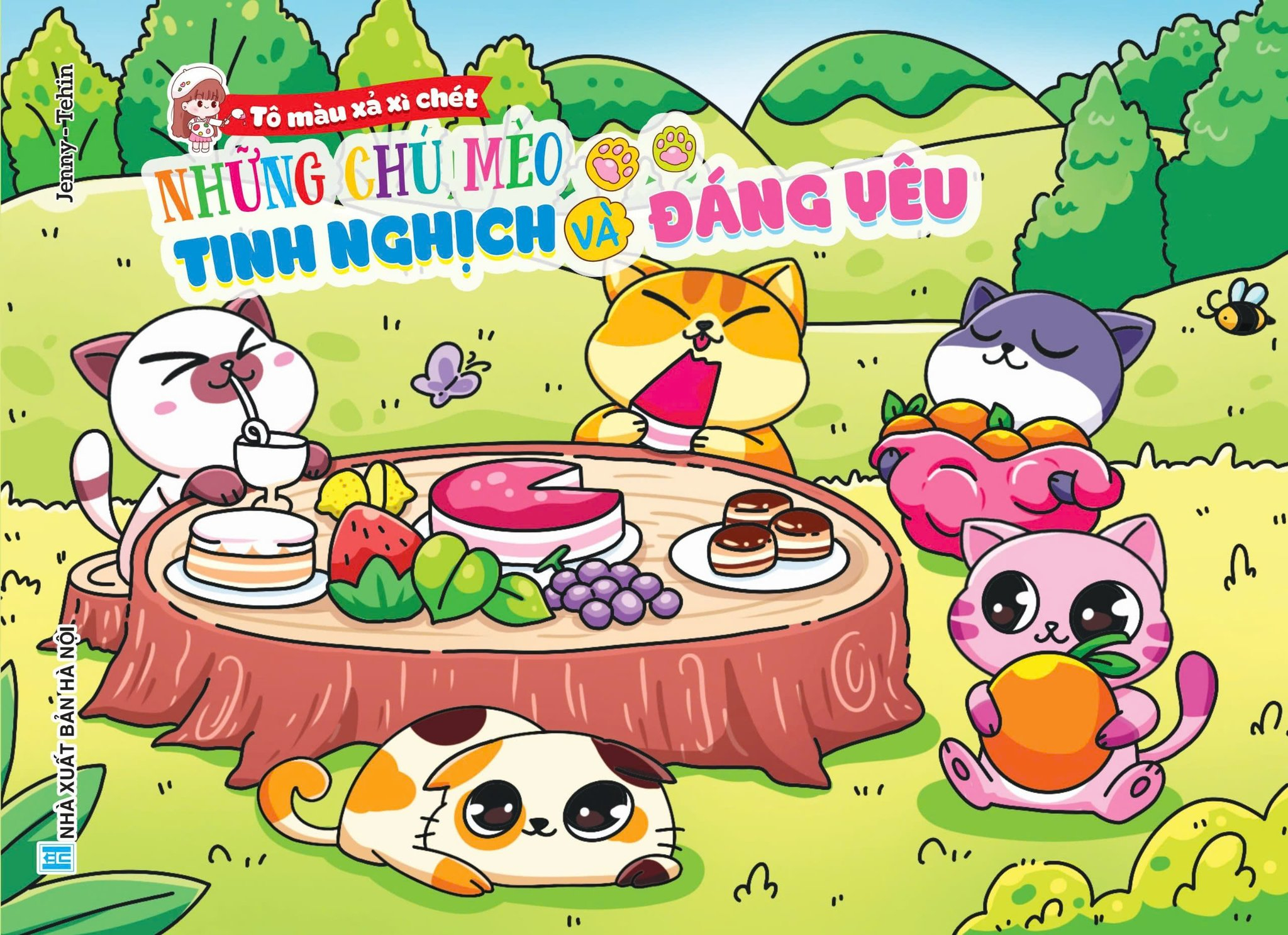 Tô Màu Xả Xì Trét - Những Chú Mèo Tinh Nghịch Và Đáng Yêu - Ảnh 2