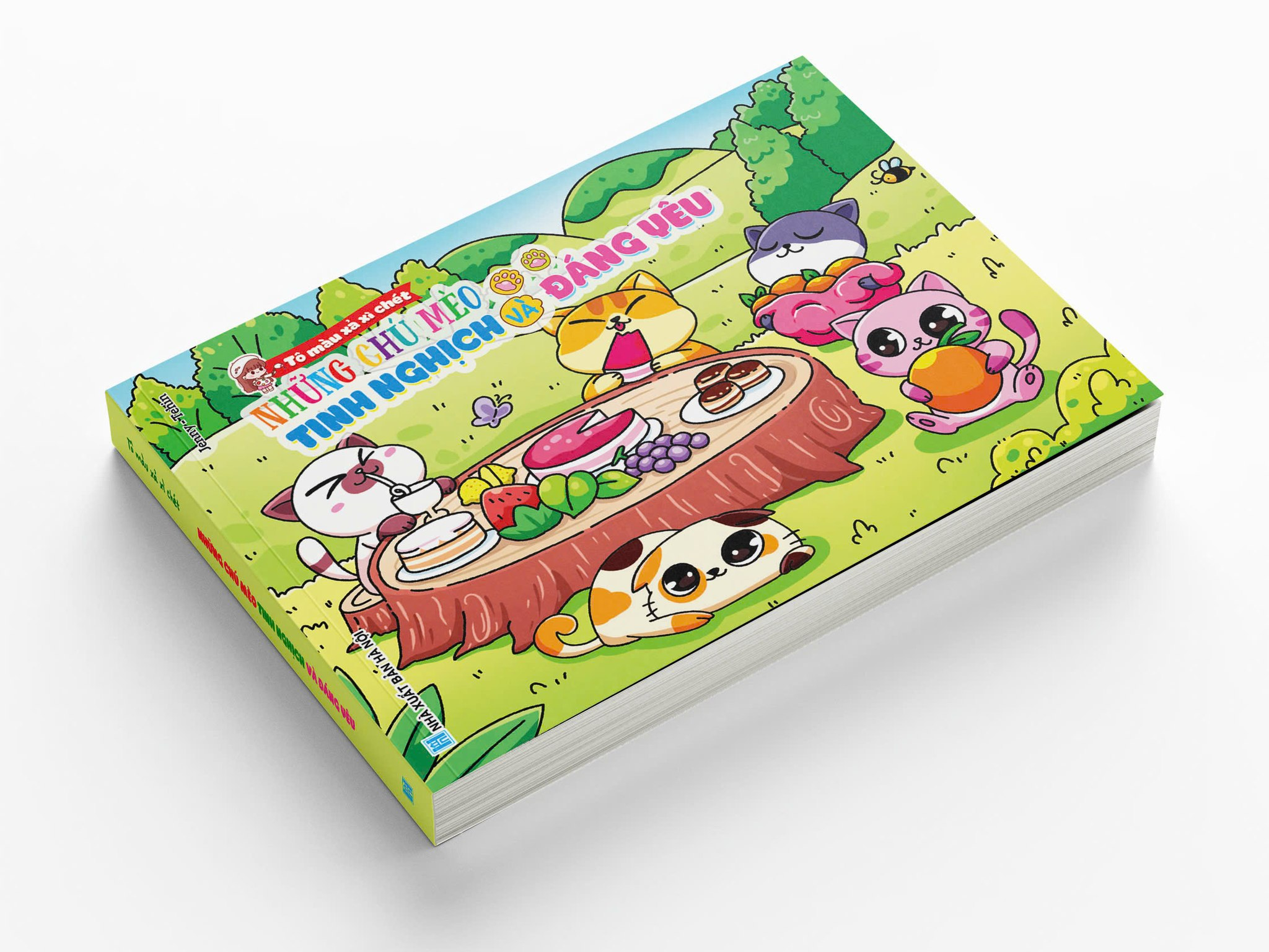 Tô Màu Xả Xì Trét - Những Chú Mèo Tinh Nghịch Và Đáng Yêu - Ảnh 4