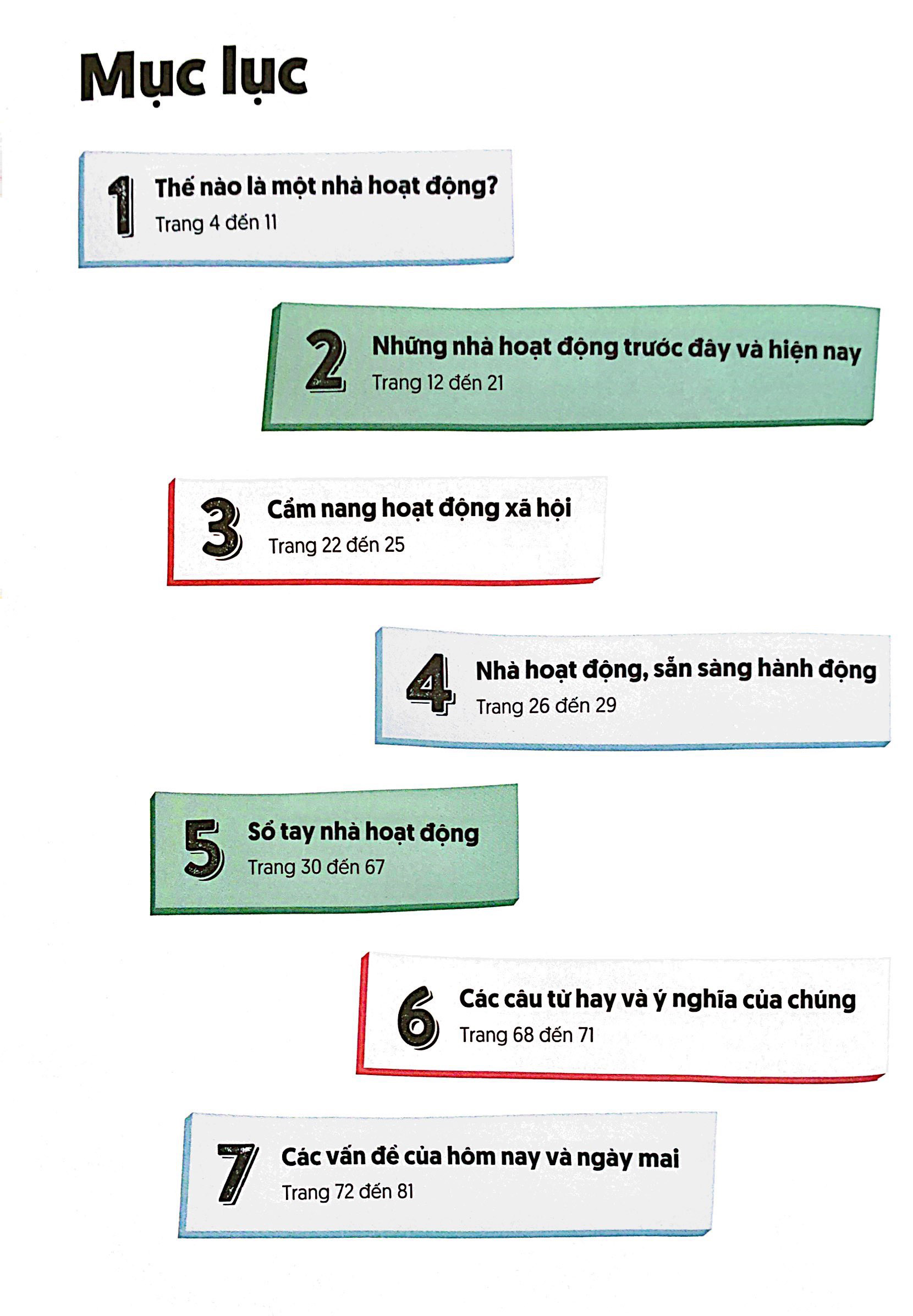 tớ, nhà hoạt động - sổ tay hướng dẫn thay đổi xã hội, từ nhỏ tới lớn - Ảnh 3