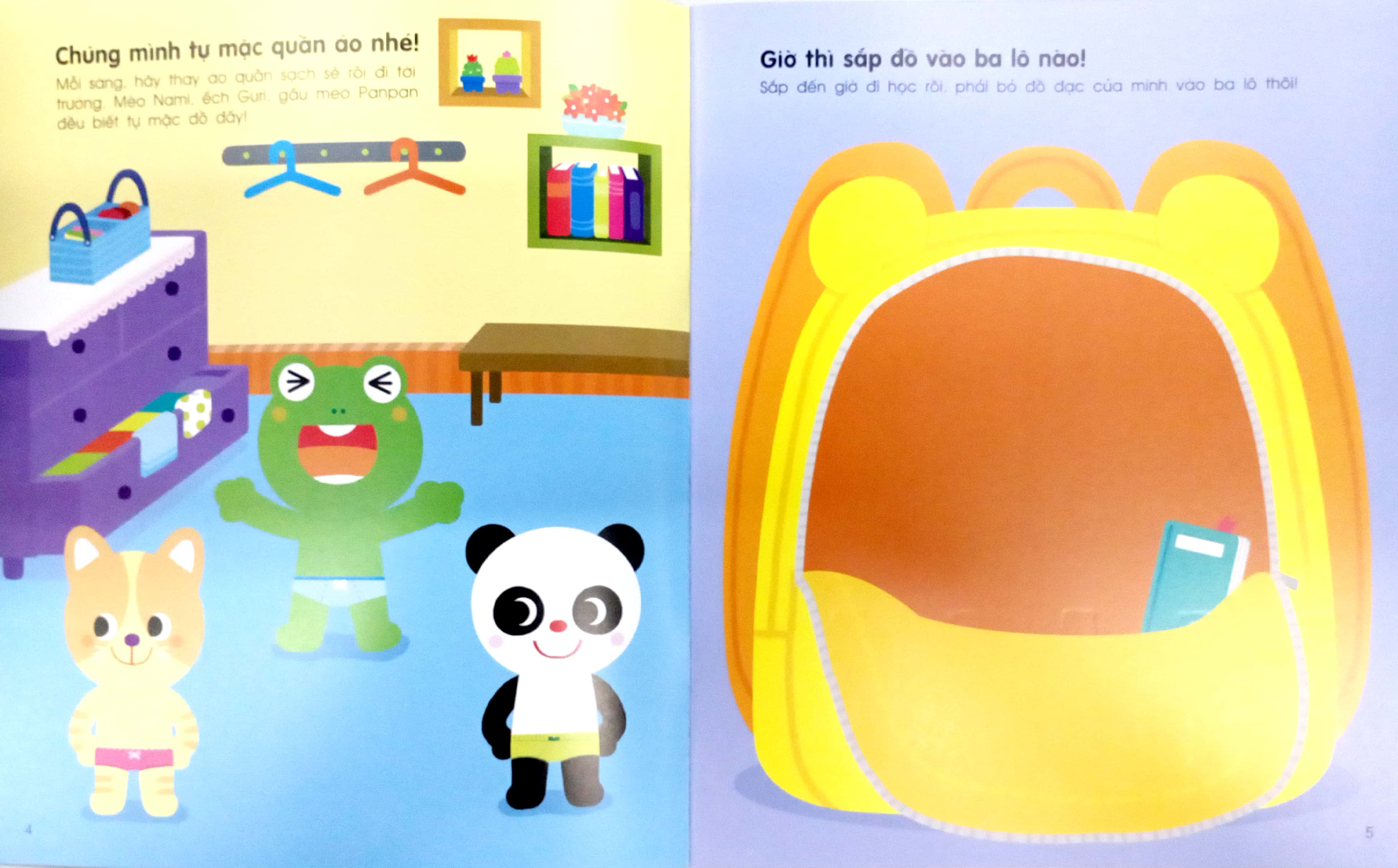 tớ rất tự lập - tớ tự dọn đồ - dạy bé gọn gàng, ngăn nắp (tái bản 2023) - Ảnh 4