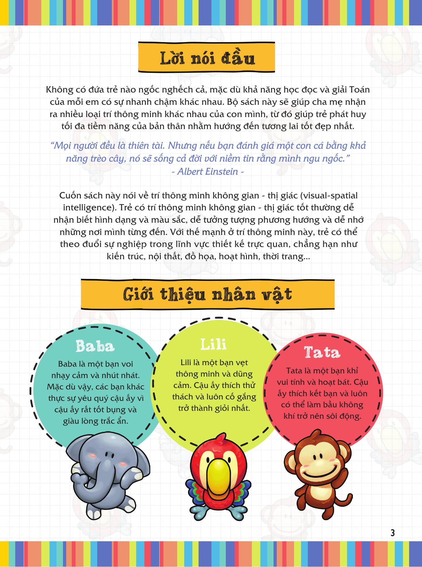 Tớ Thông Minh, Bạn Cũng Thế - Trí Thông Minh Không Gian-Thị Giác - Song Ngữ Việt-Anh - Ảnh 5
