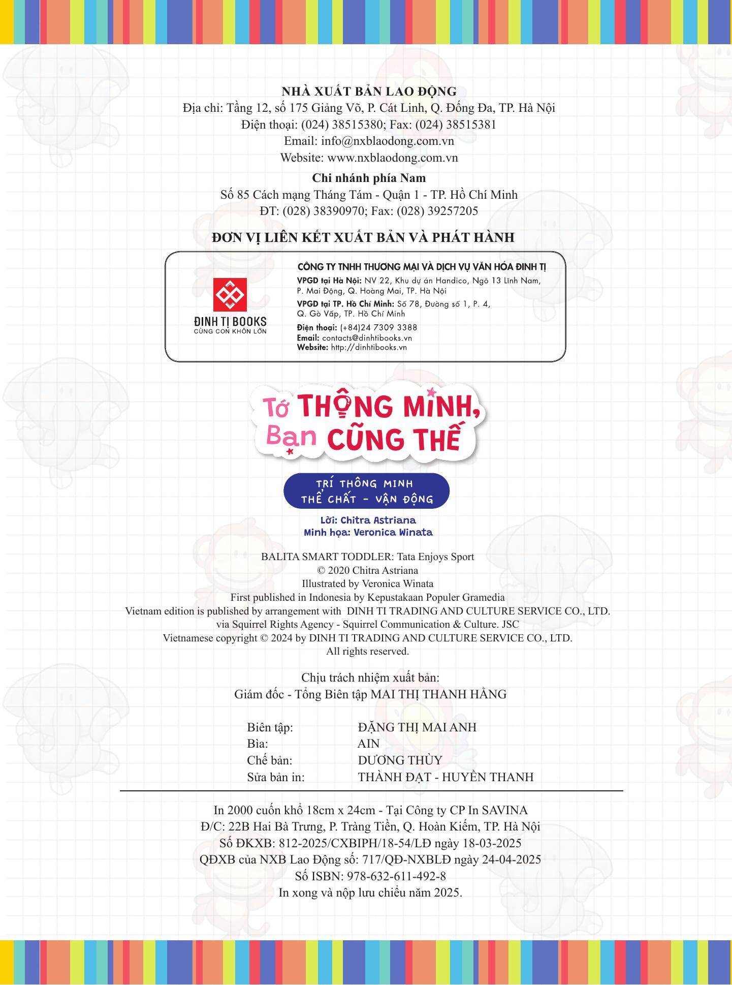 Tớ Thông Minh, Bạn Cũng Thế - Trí Thông Minh Thể Chất-Vận Động - Song Ngữ Việt-Anh - Ảnh 4