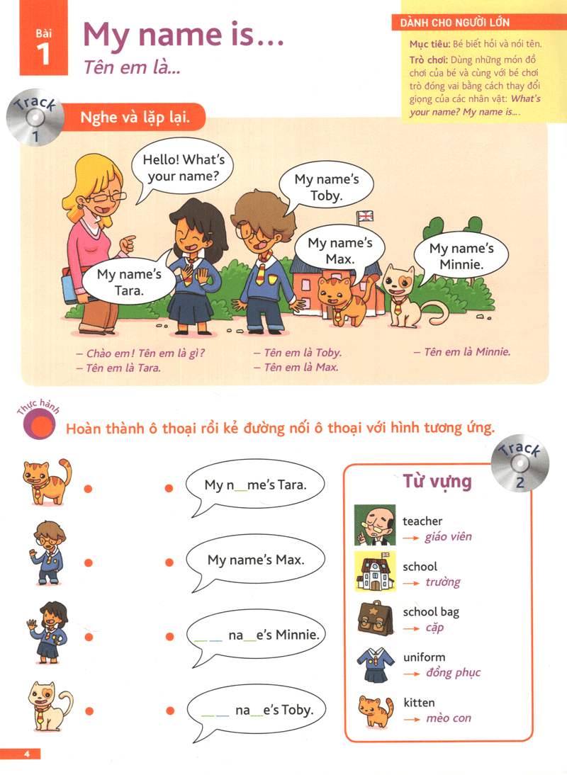 to understand english - lớp 2 (7-8 tuổi) (kèm cd) - Ảnh 4