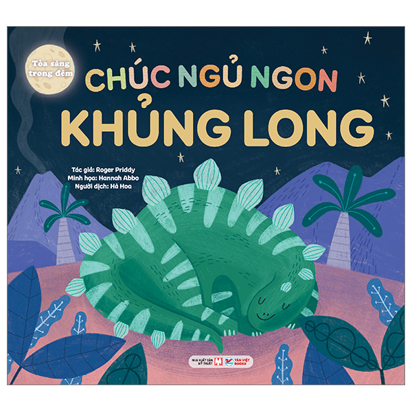 tỏa sáng trong đêm - chúc ngủ ngon khủng long - bìa cứng