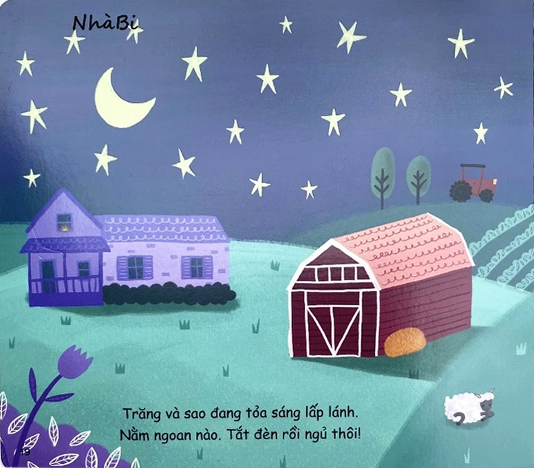 tỏa sáng trong đêm - chúc ngủ ngon nông trại - bìa cứng - Ảnh 4