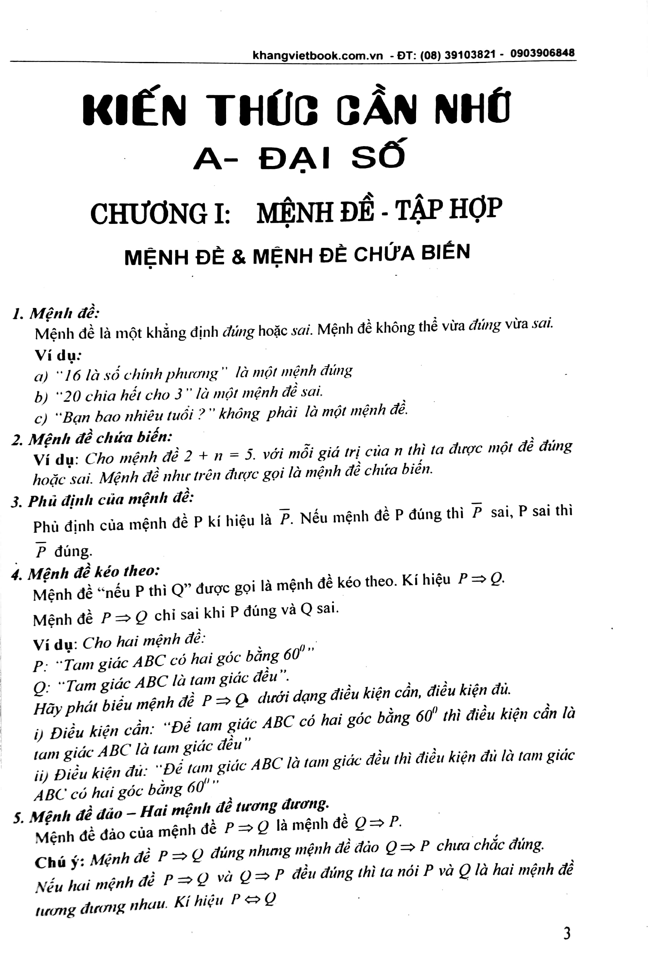 Toán 10 - Bí Quyết Đạt Điểm 10 Kiểm Tra Định Kì - Ảnh 3