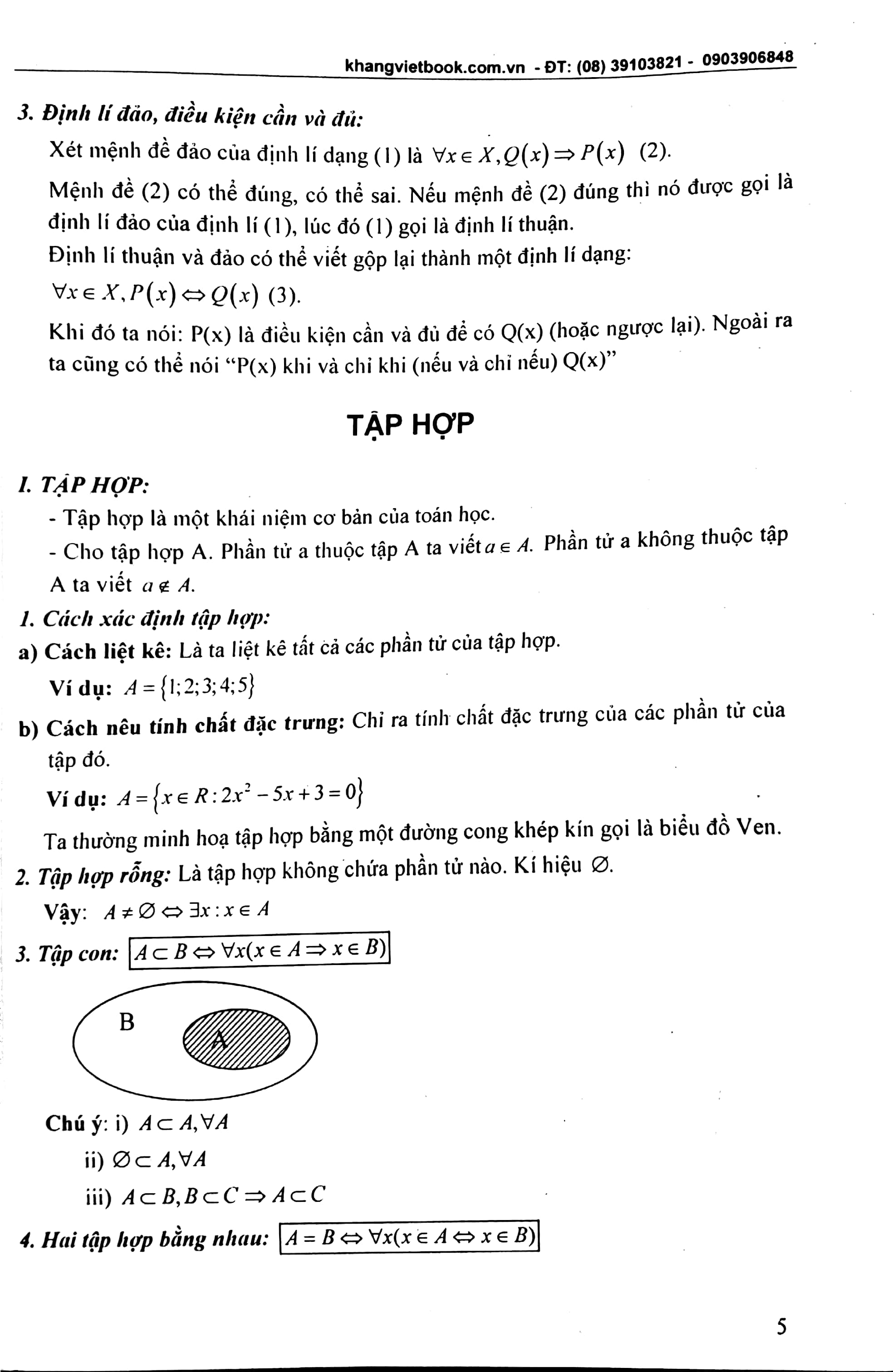 Toán 10 - Bí Quyết Đạt Điểm 10 Kiểm Tra Định Kì - Ảnh 5