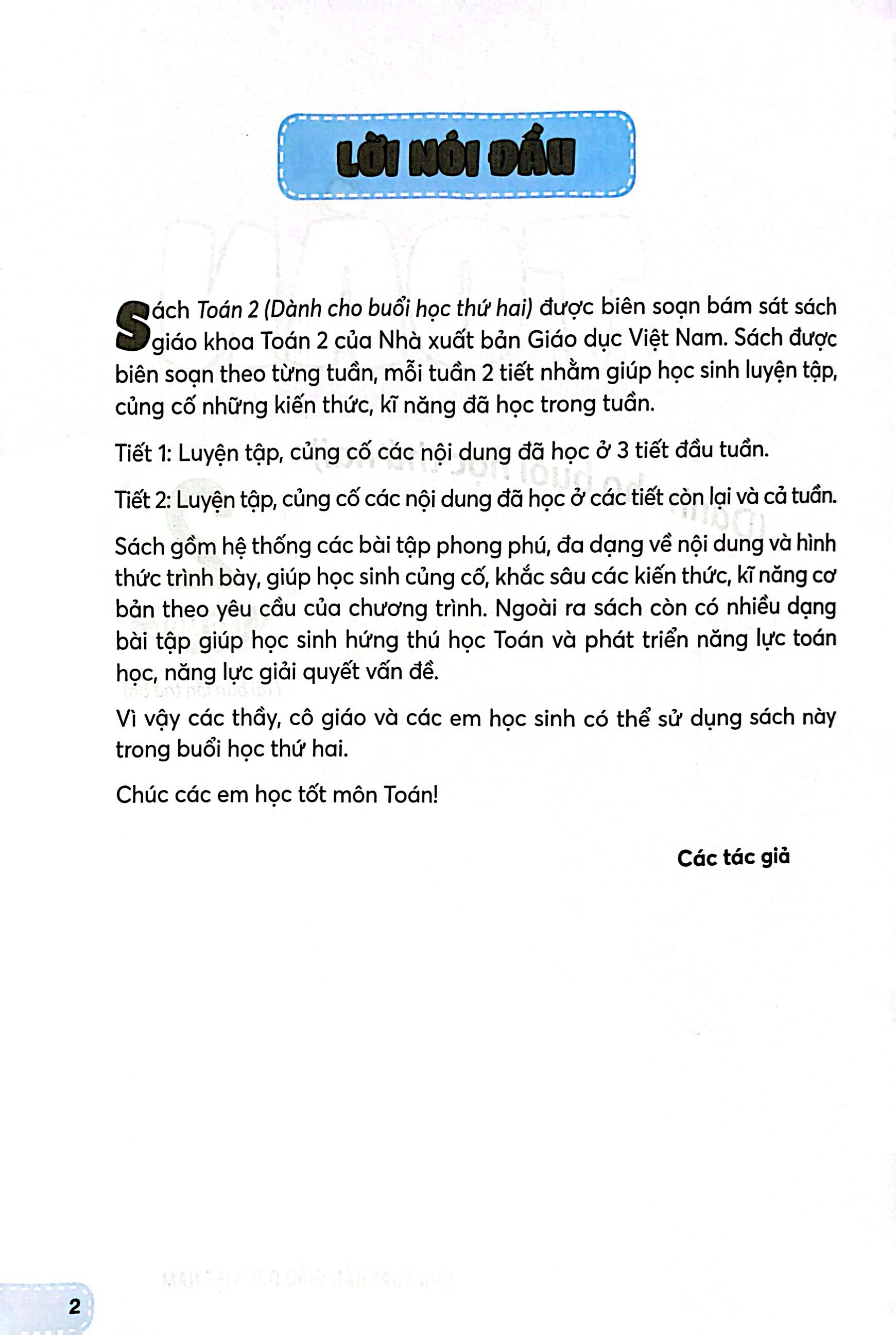 toán 2 - tập 1 (kết nối) (dành cho buổi học thứ hai) - Ảnh 3