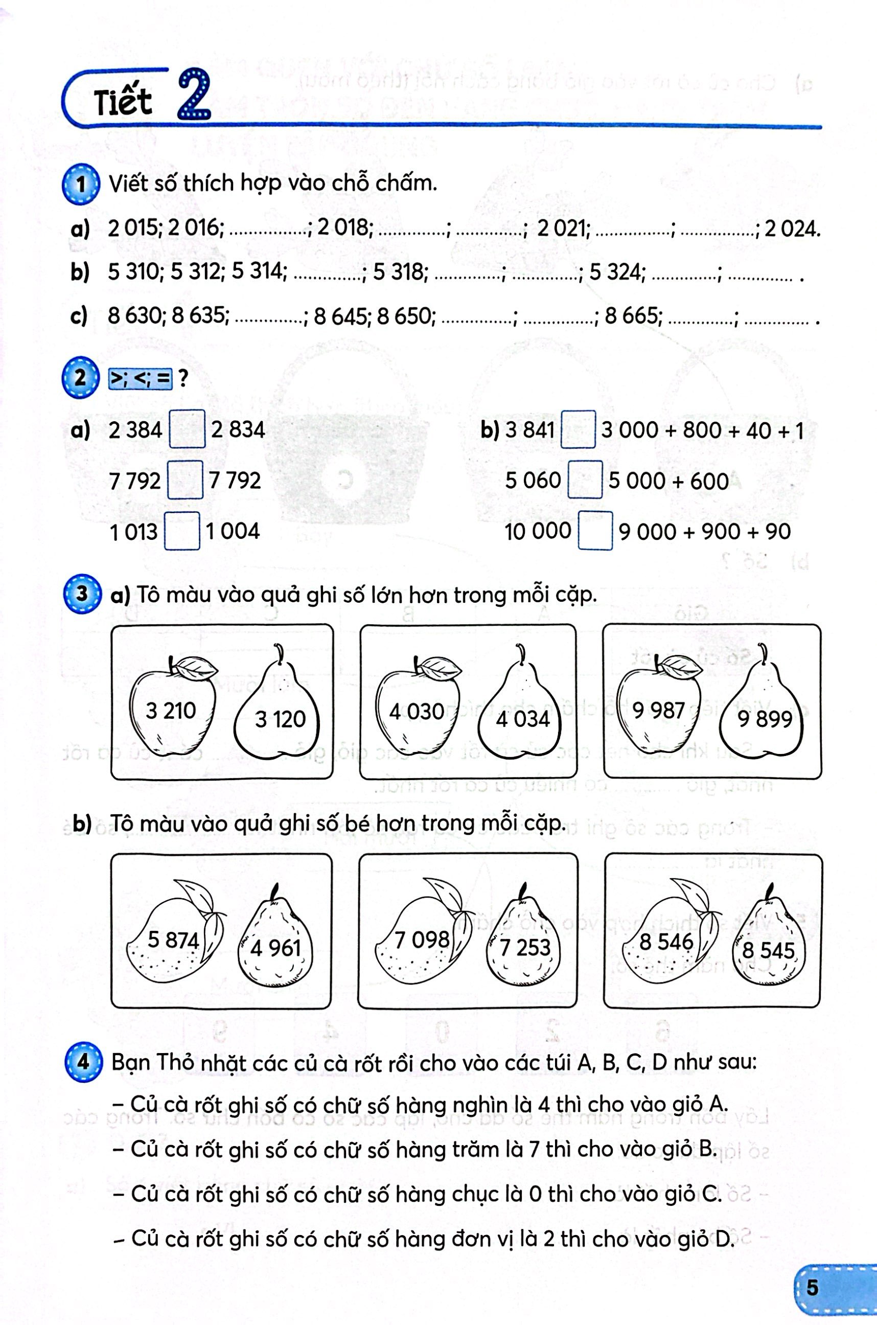 toán 3 - tập 2 (kết nối) (dành cho buổi học thứ hai) - Ảnh 6