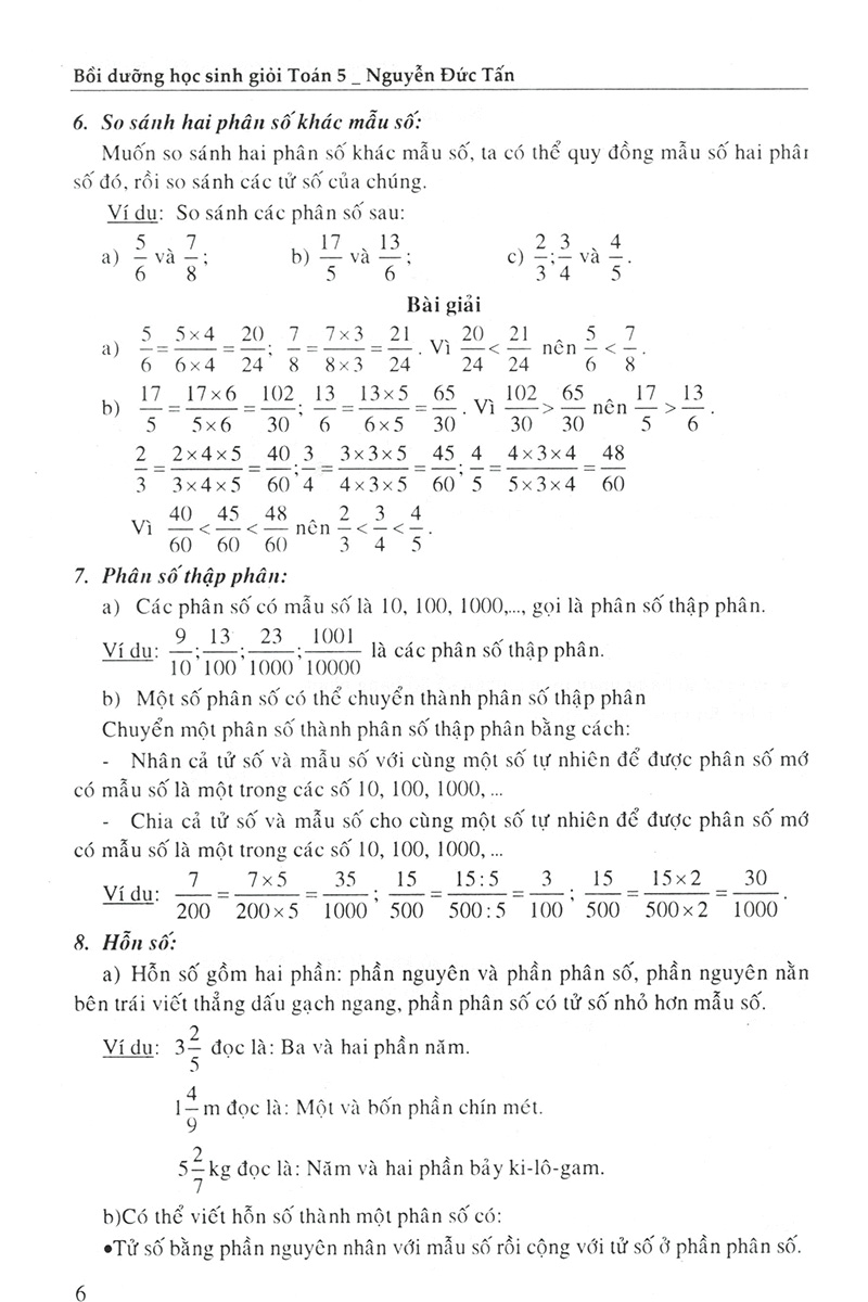 toán 5 - bồi dưỡng học sinh giỏi theo chuyên đề (phân số - tỉ số) - Ảnh 5