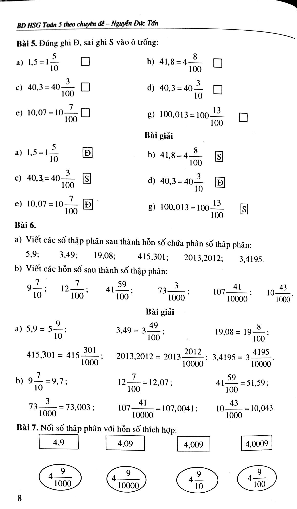 toán 5-bồi dưỡng học sinh giỏi theo chuyên đề (số thập phân - các phép tính về số thạp phân) - Ảnh 8