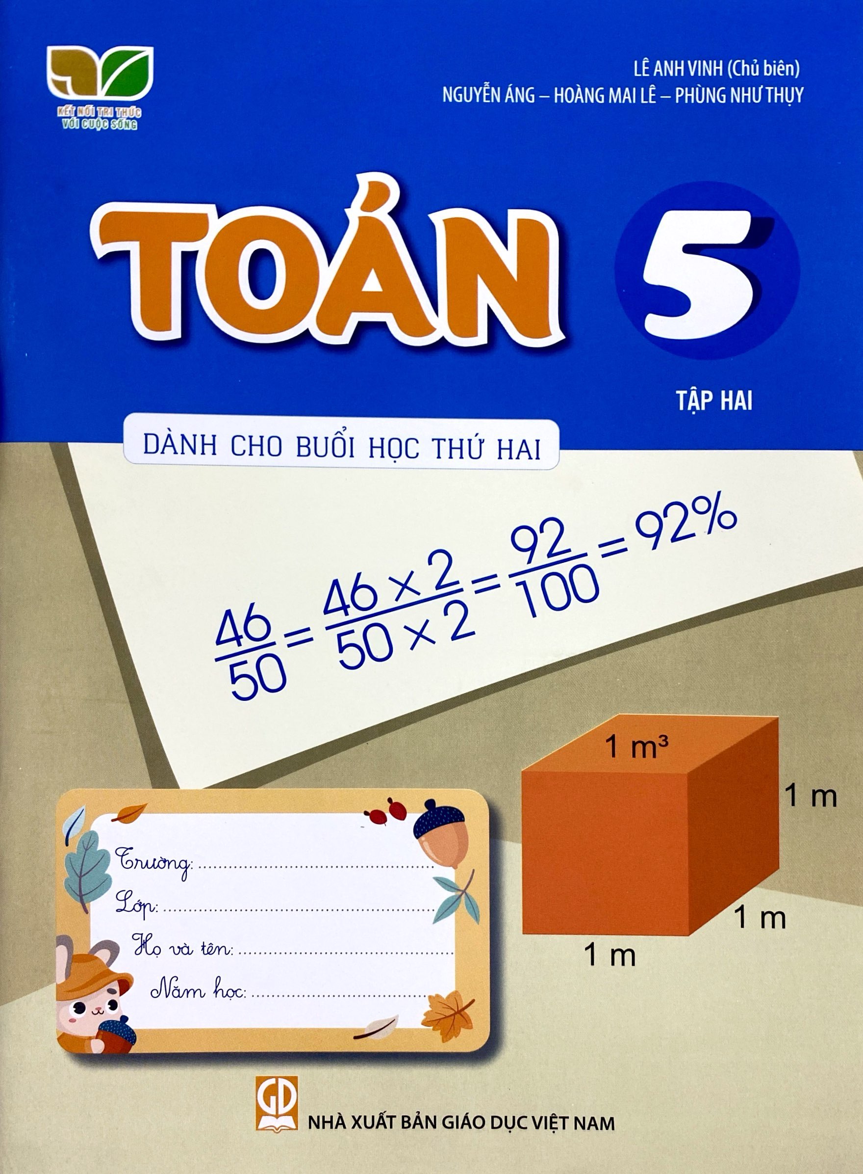 toán 5 - tập 2 (kết nối) (dành cho buổi học thứ hai) - Ảnh 2