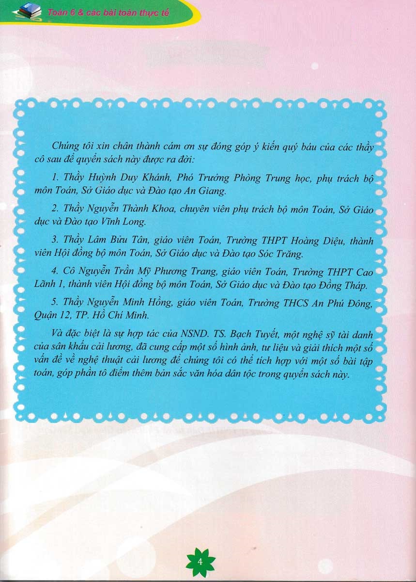 toán 6 và các bài toán thực tế - tập 2 - Ảnh 4