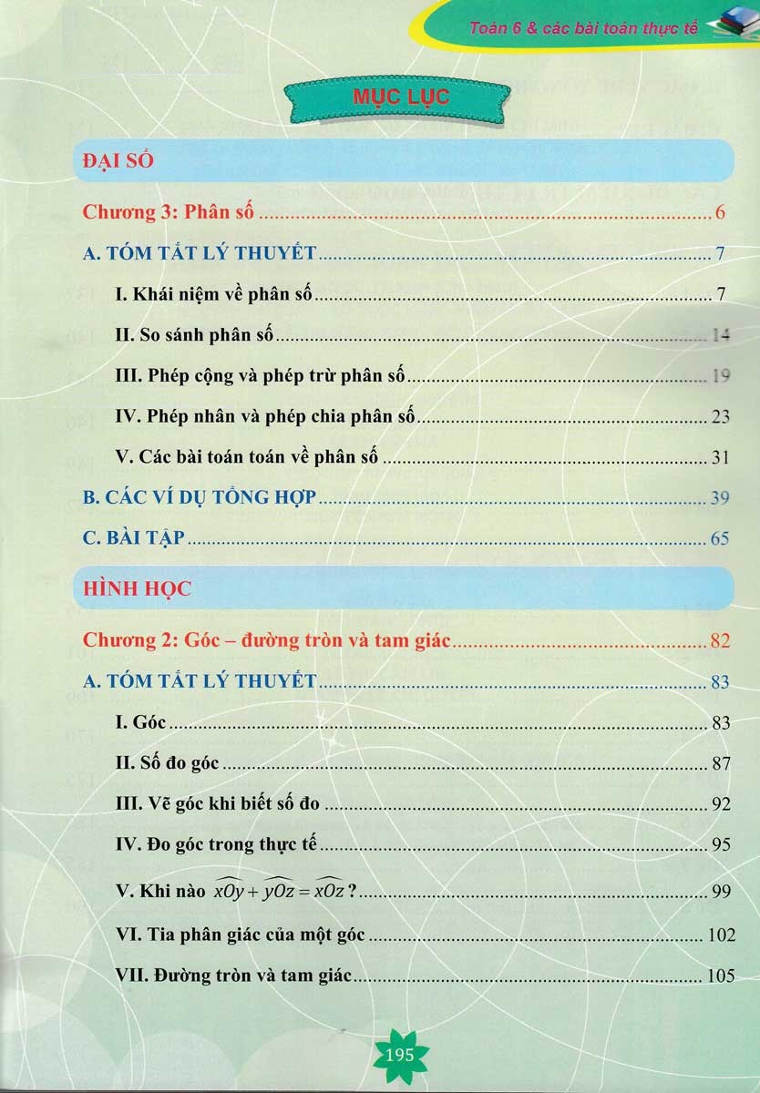 toán 6 và các bài toán thực tế - tập 2 - Ảnh 5