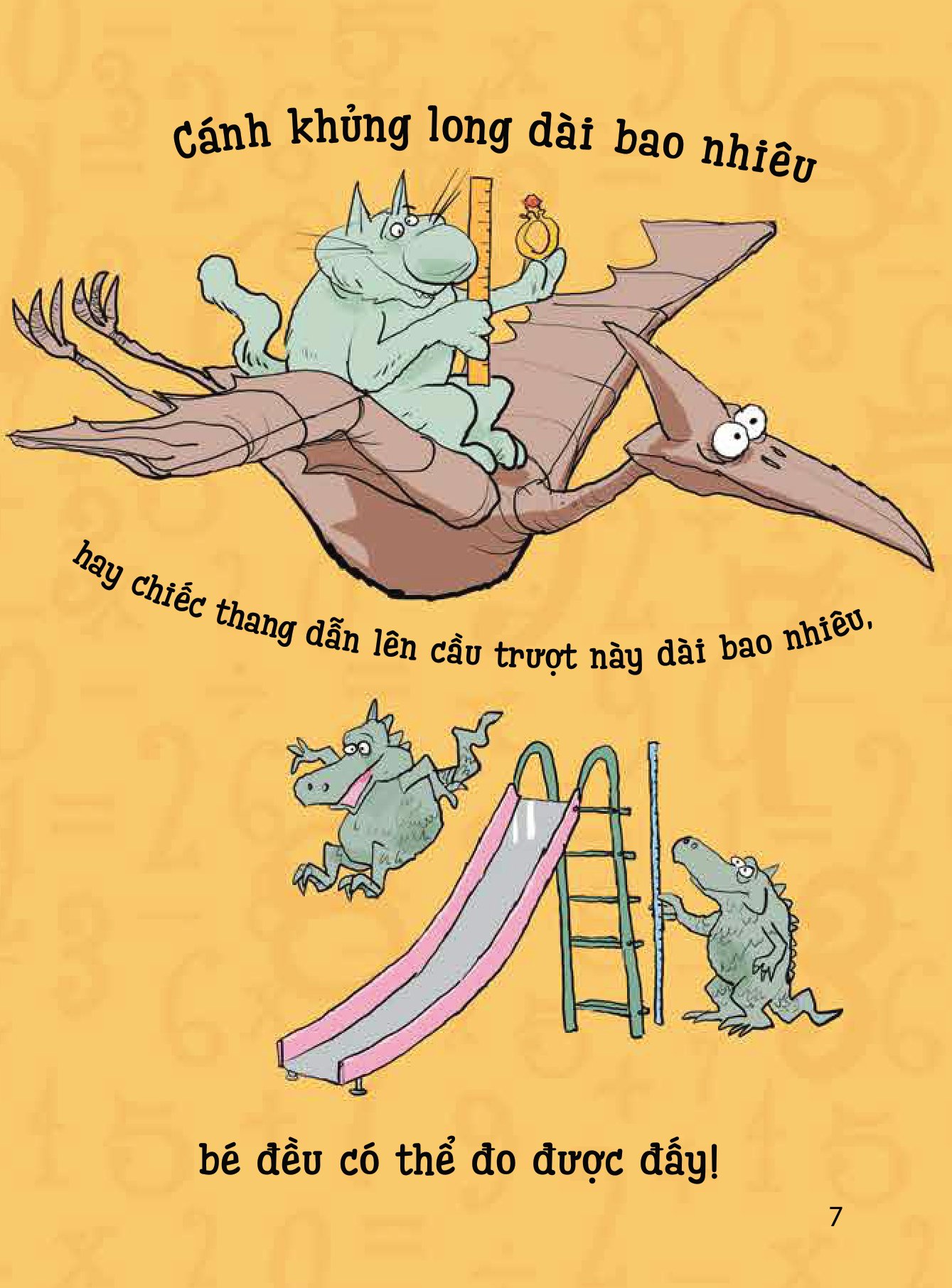 toán học cho bé biết… - cánh khủng long dài bao nhiêu? - Ảnh 5