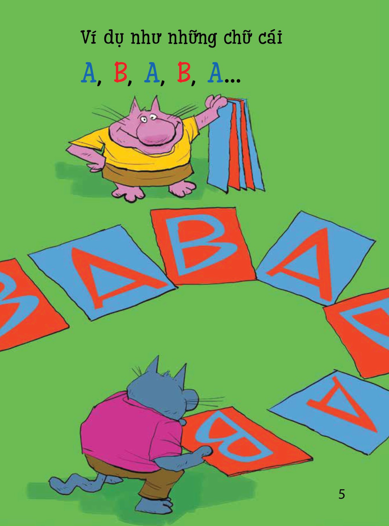 toán học cho bé biết… - đỏ, xanh, đỏ… rồi đến màu gì nhỉ? - Ảnh 3