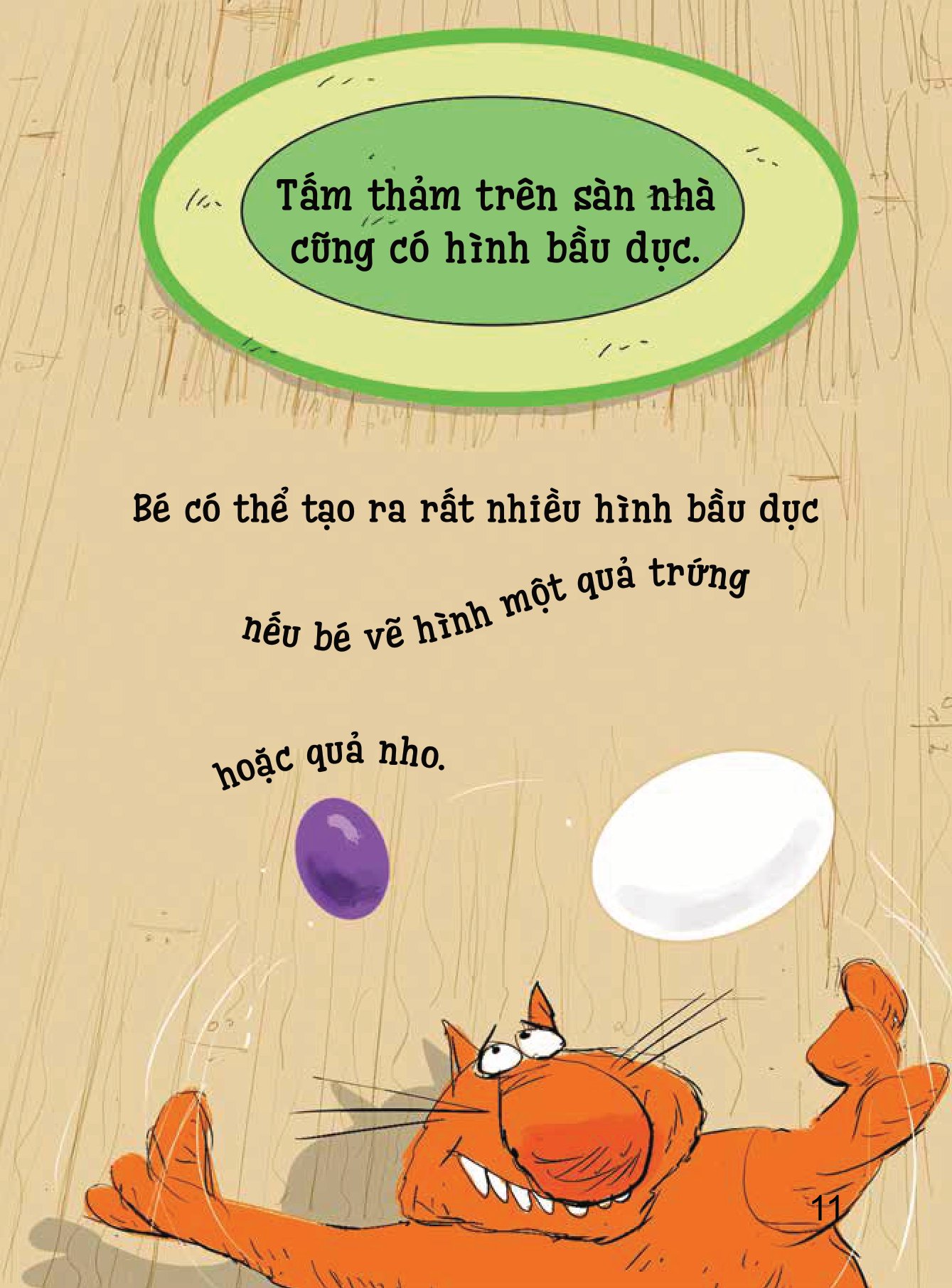 toán học cho bé biết… - quả trứng có hình gì? - Ảnh 9