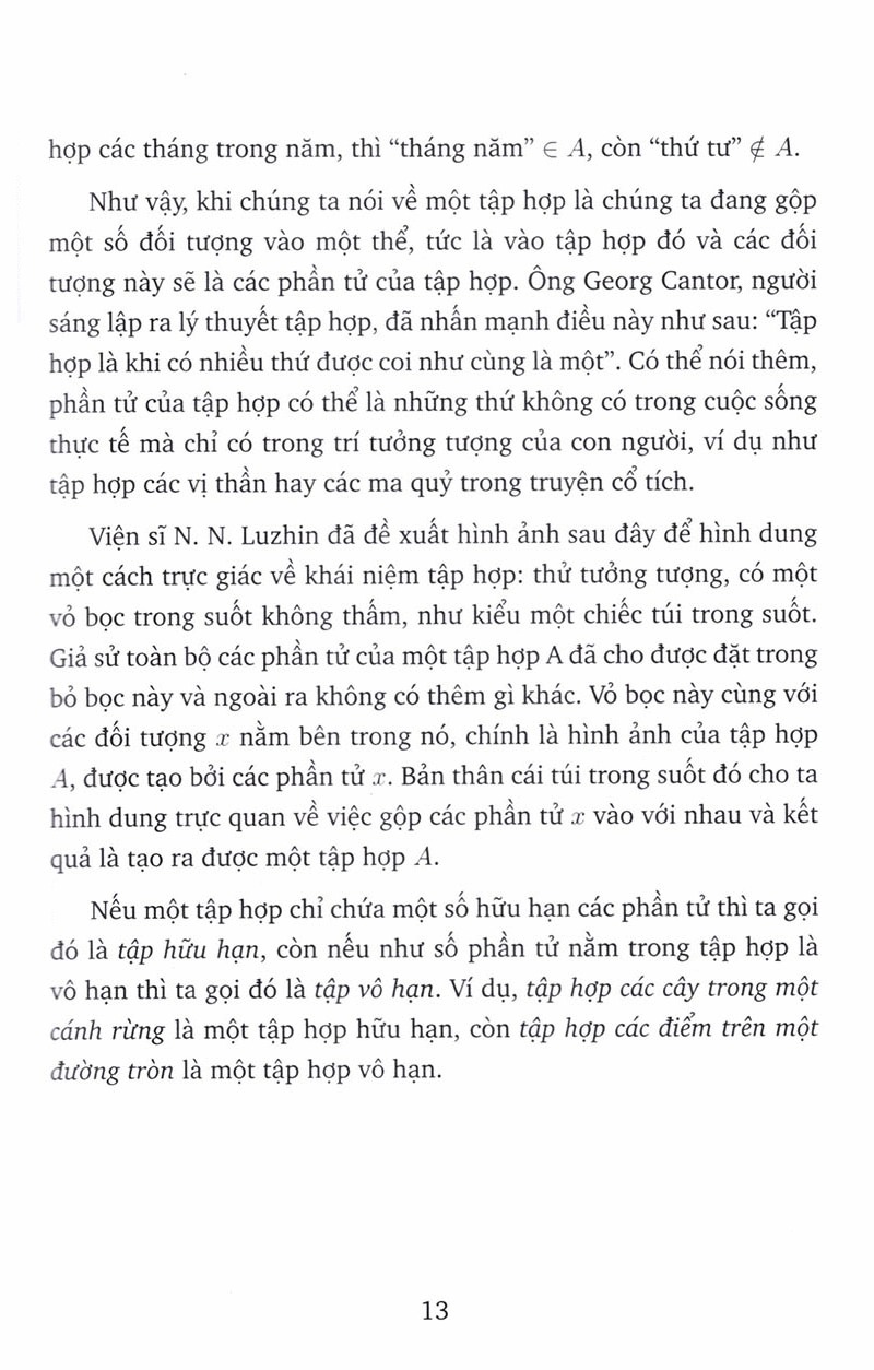 toán học qua các câu chuyện về tập hợp (tái bản 2023) - Ảnh 8