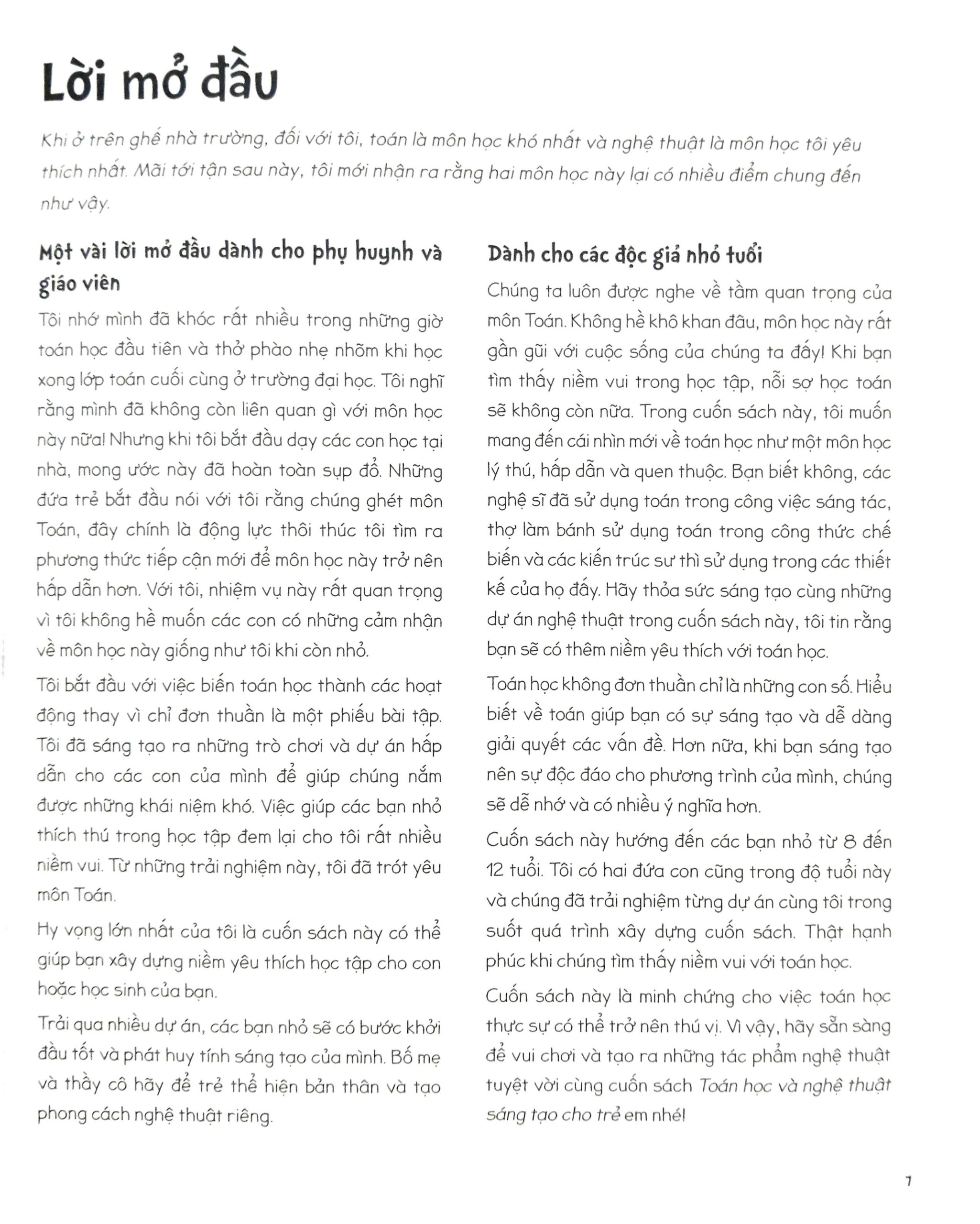 toán học và nghệ thuật sáng tạo cho trẻ em - Ảnh 3