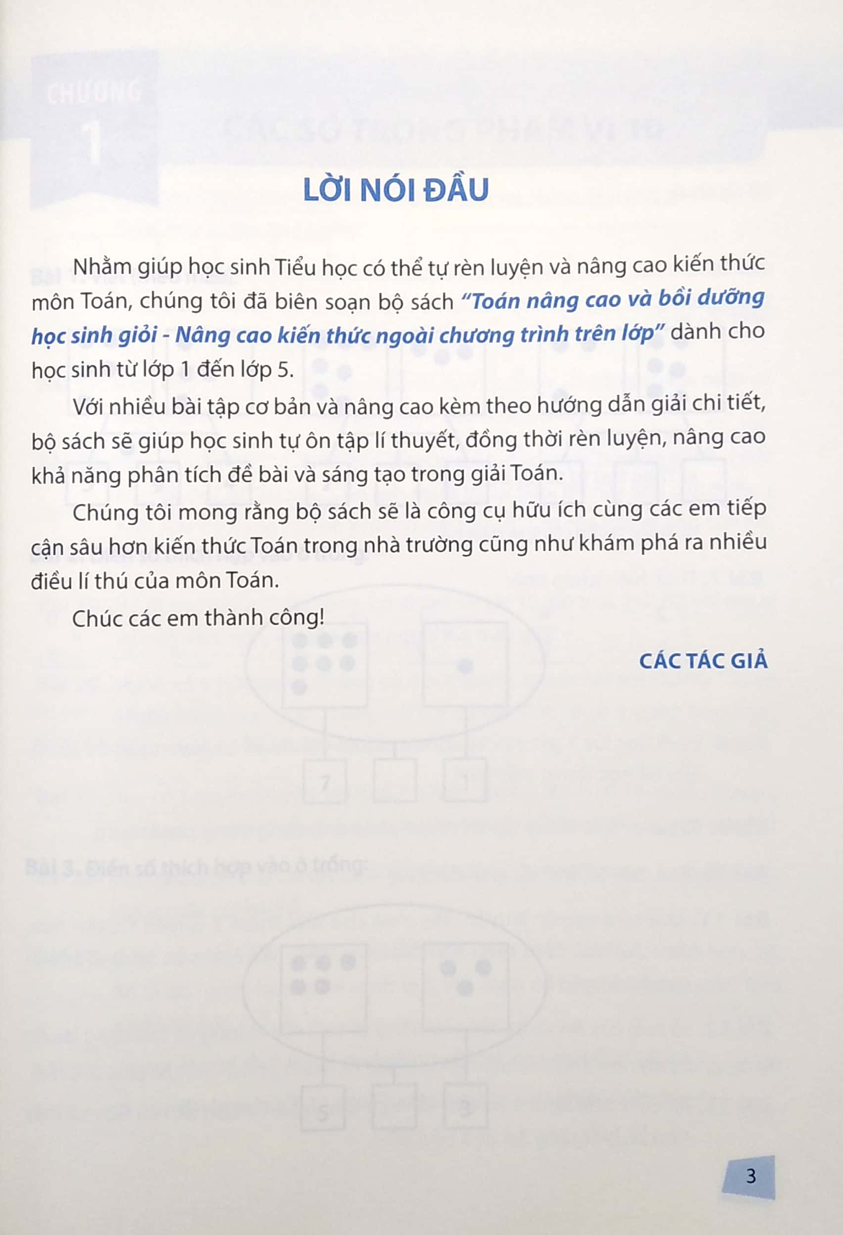 toán nâng cao và bồi dưỡng học sinh giỏi lớp 1 (nâng cao kiến thức ngoài chương trình lên lớp) - Ảnh 4