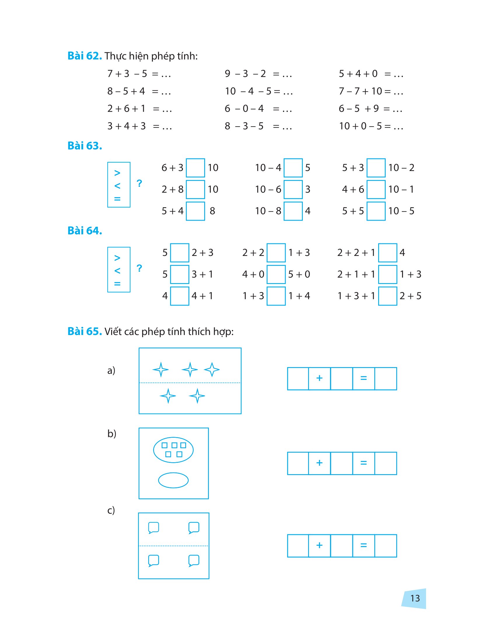 Toán Nâng Cao Và Bồi Dưỡng Học Sinh Giỏi Lớp 1 - Nâng Cao Kiến Thức Ngoài Chương Trình Lên Lớp (Tái Bản 2025) - Ảnh 12