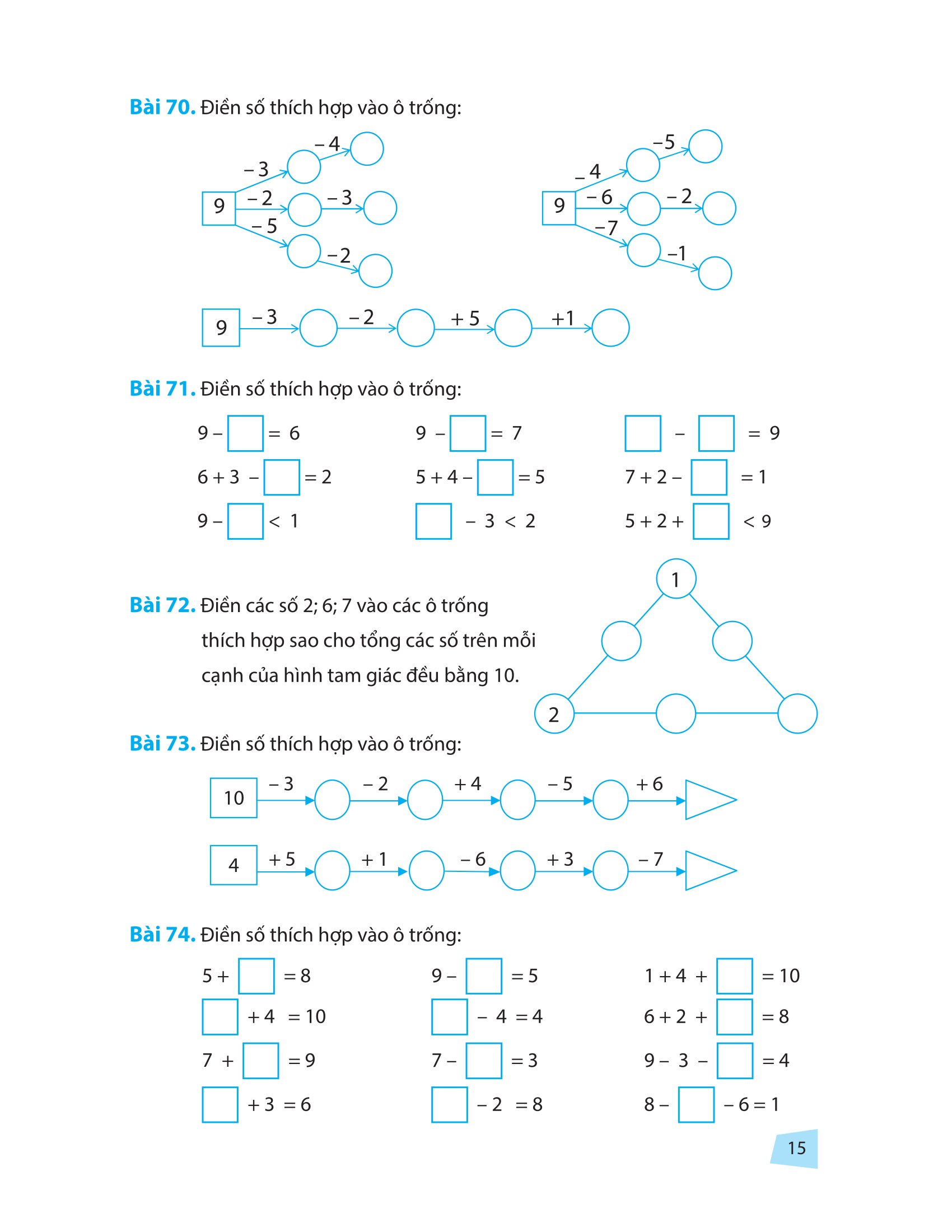 Toán Nâng Cao Và Bồi Dưỡng Học Sinh Giỏi Lớp 1 - Nâng Cao Kiến Thức Ngoài Chương Trình Lên Lớp (Tái Bản 2025) - Ảnh 14