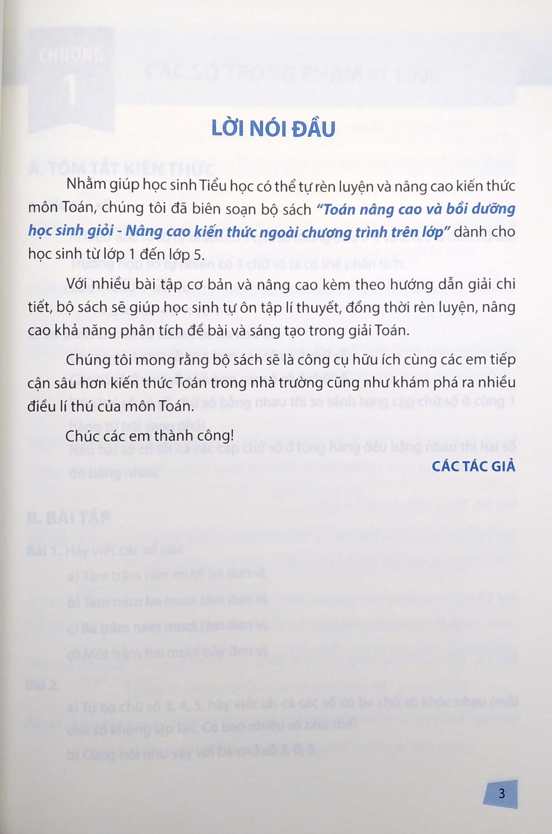 toán nâng cao và bồi dưỡng học sinh giỏi lớp 3 (nâng cao kiến thức ngoài chương trình lên lớp) - Ảnh 4