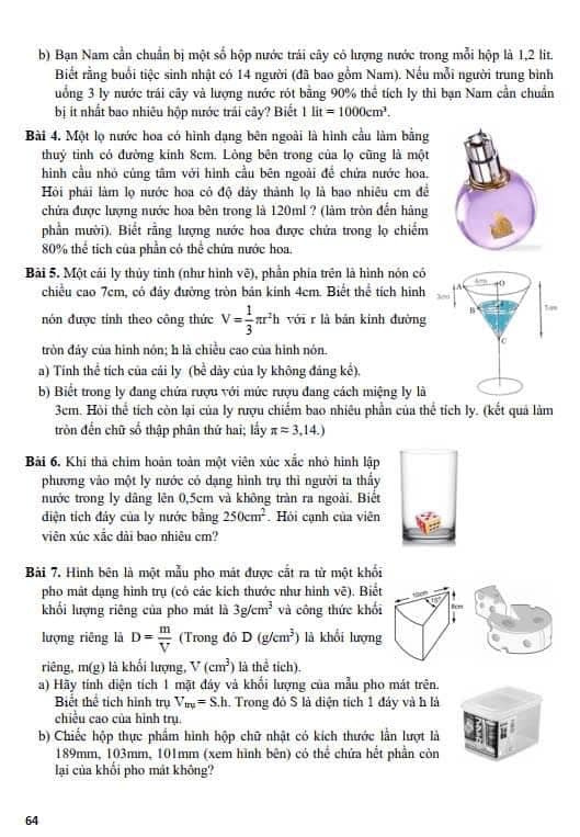 toán thực tế - lớp 9 - Ảnh 4