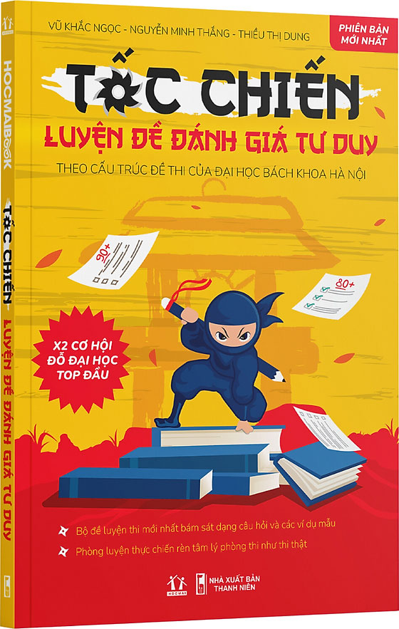 tốc chiến - luyện đề kiểm tra tư duy - theo cấu trúc đề thi của đại học bách khoa hà nội (tái bản 2024) - Ảnh 2