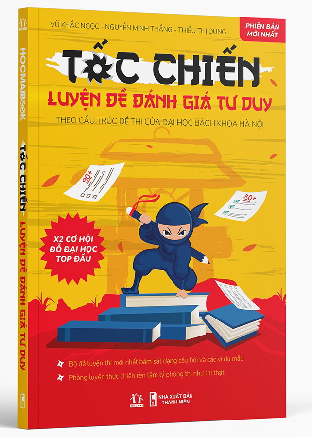 tốc chiến - luyện đề kiểm tra tư duy - theo cấu trúc đề thi của đại học bách khoa hà nội (tái bản 2024) - Ảnh 3