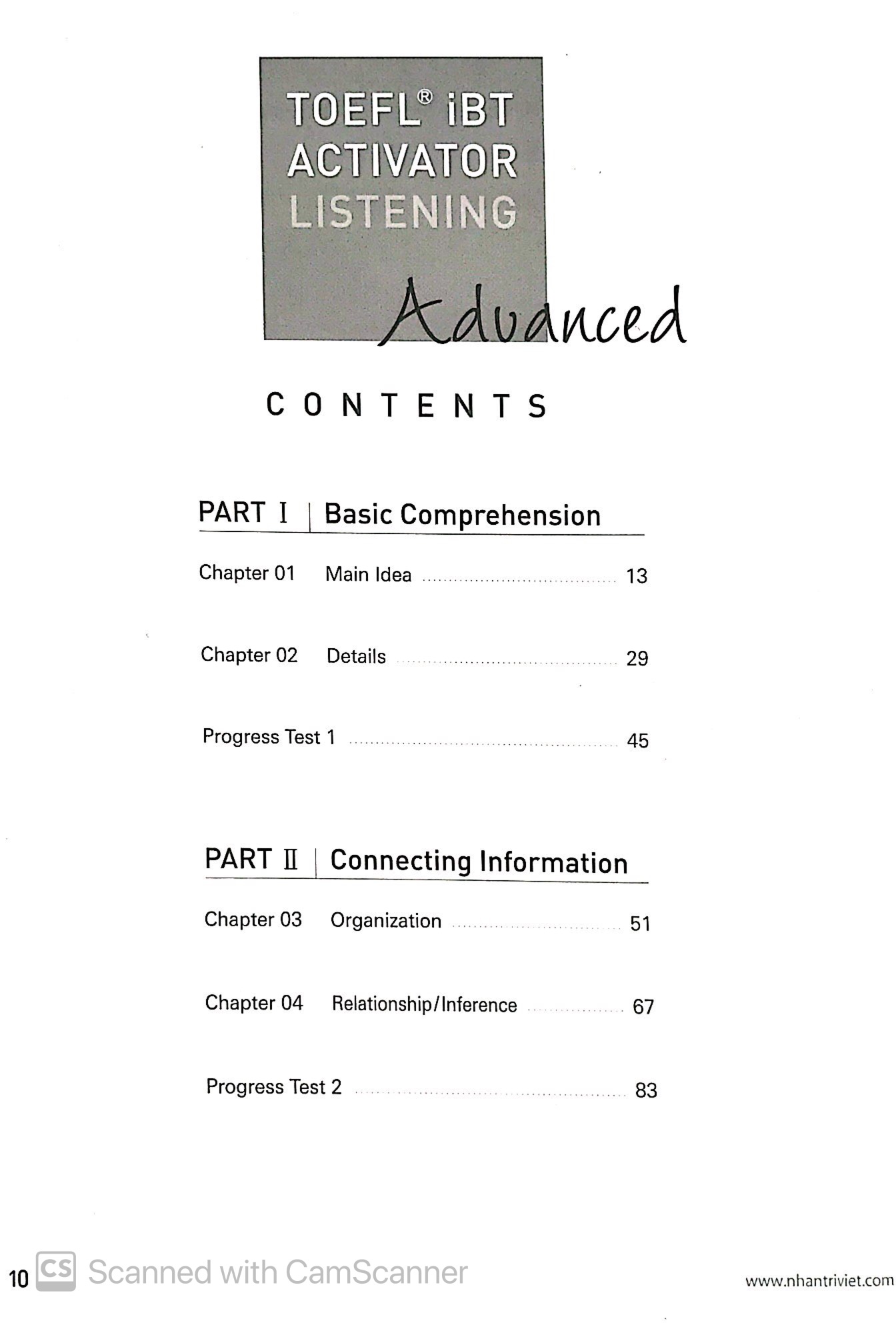 toefl ibt activator listening advanced (kèm cd) - Ảnh 3