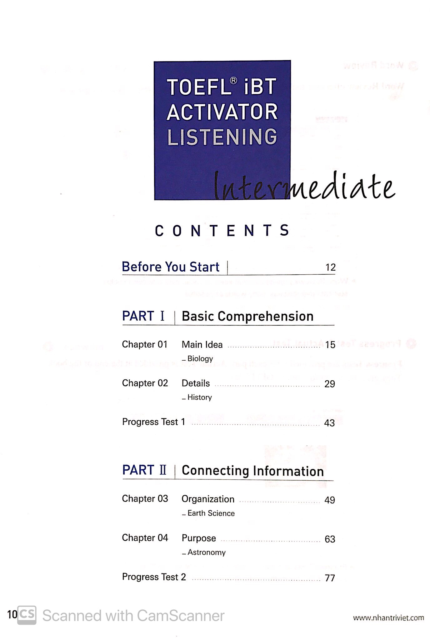 toefl ibt activator listening intermediate (kèm cd) - Ảnh 3