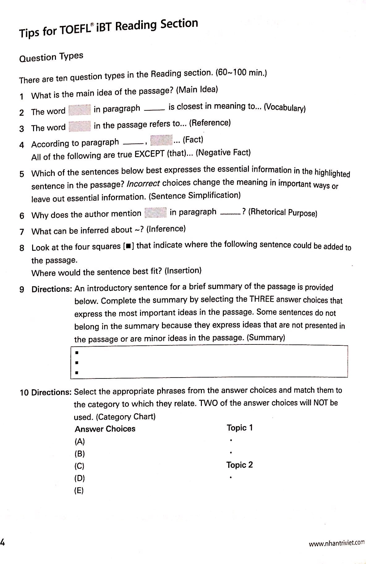 toefl ibt activator reading (tập 3) - advanced - Ảnh 3