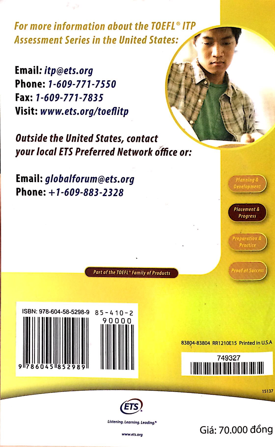 toefl itp assessment series- practice test volume 1 (cd) - Ảnh 11