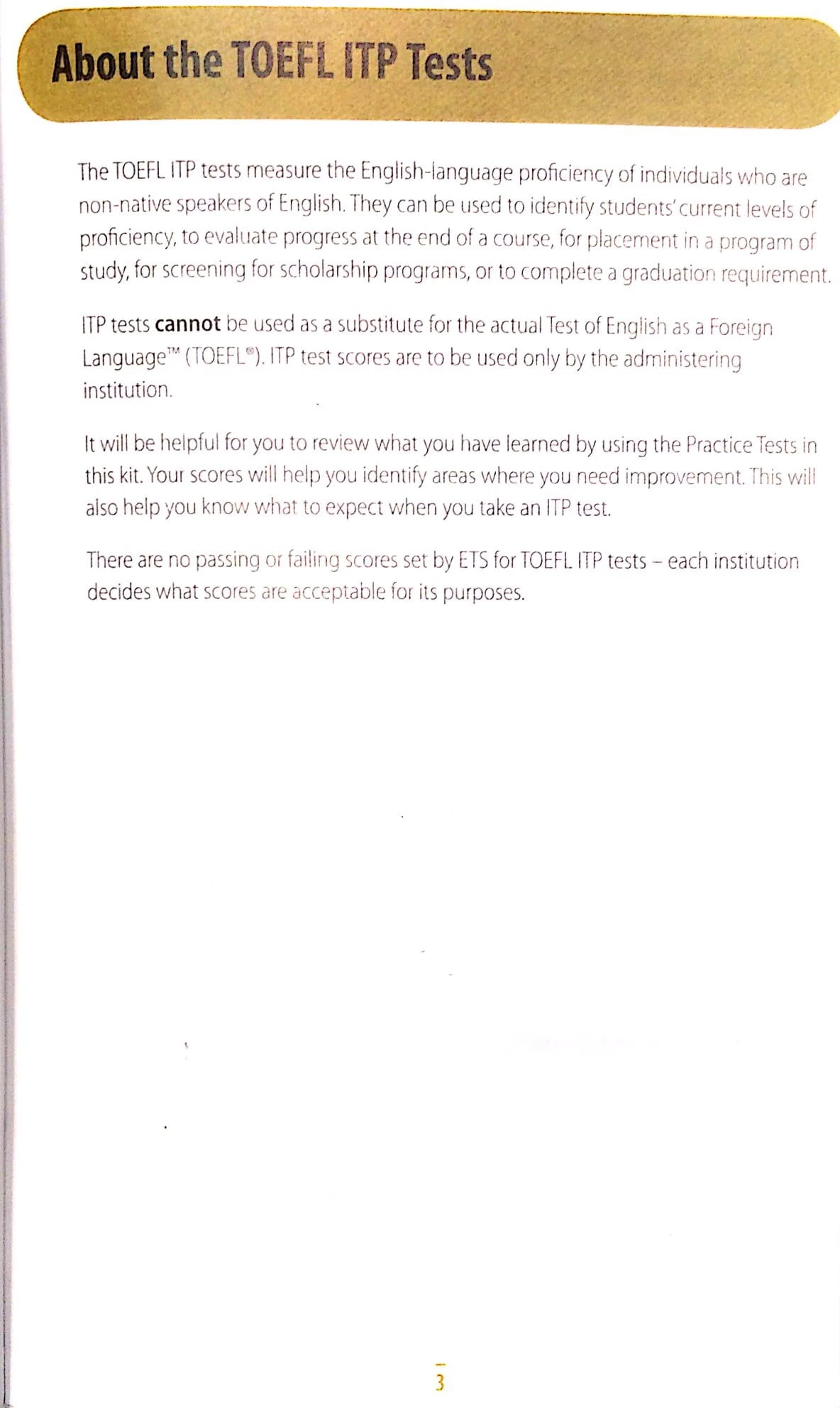 toefl itp assessment series- practice test volume 1 (cd) - Ảnh 3