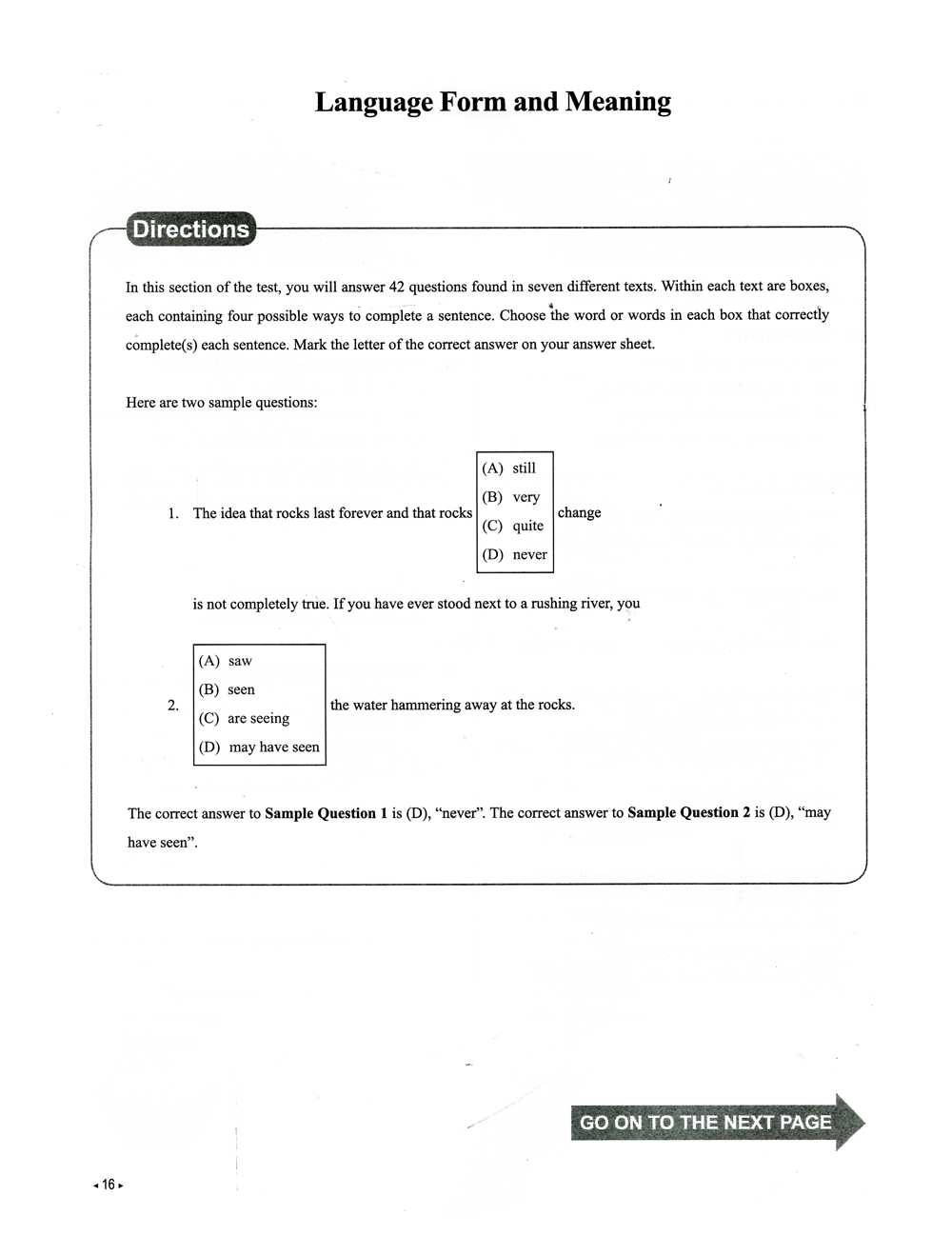 toefl junior - 10 practice tests (kèm cd) - Ảnh 12