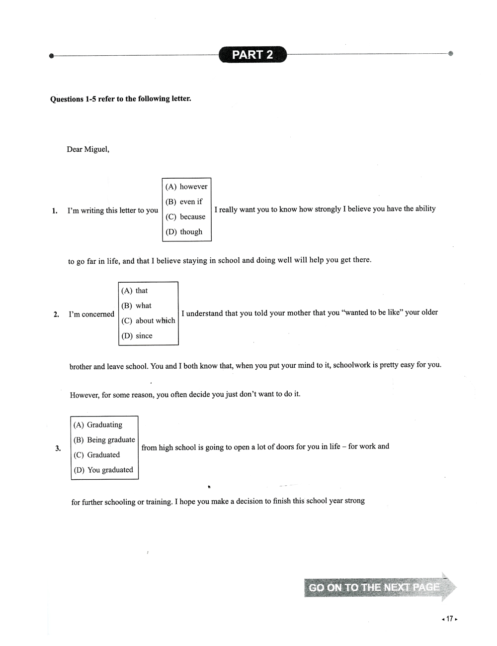 toefl junior - 10 practice tests (kèm cd) - Ảnh 13