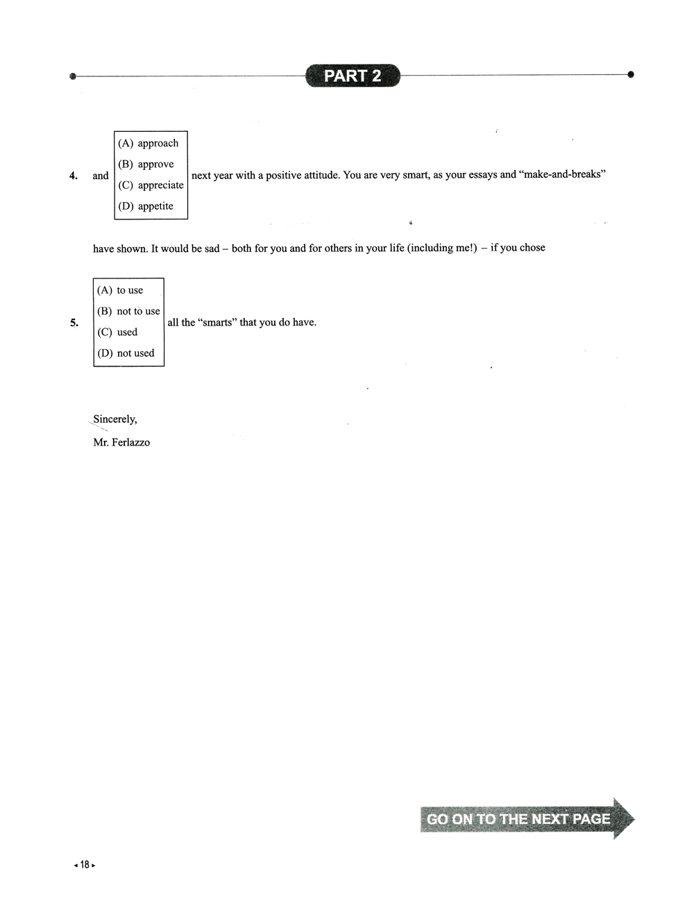 toefl junior - 10 practice tests (kèm cd) - Ảnh 14