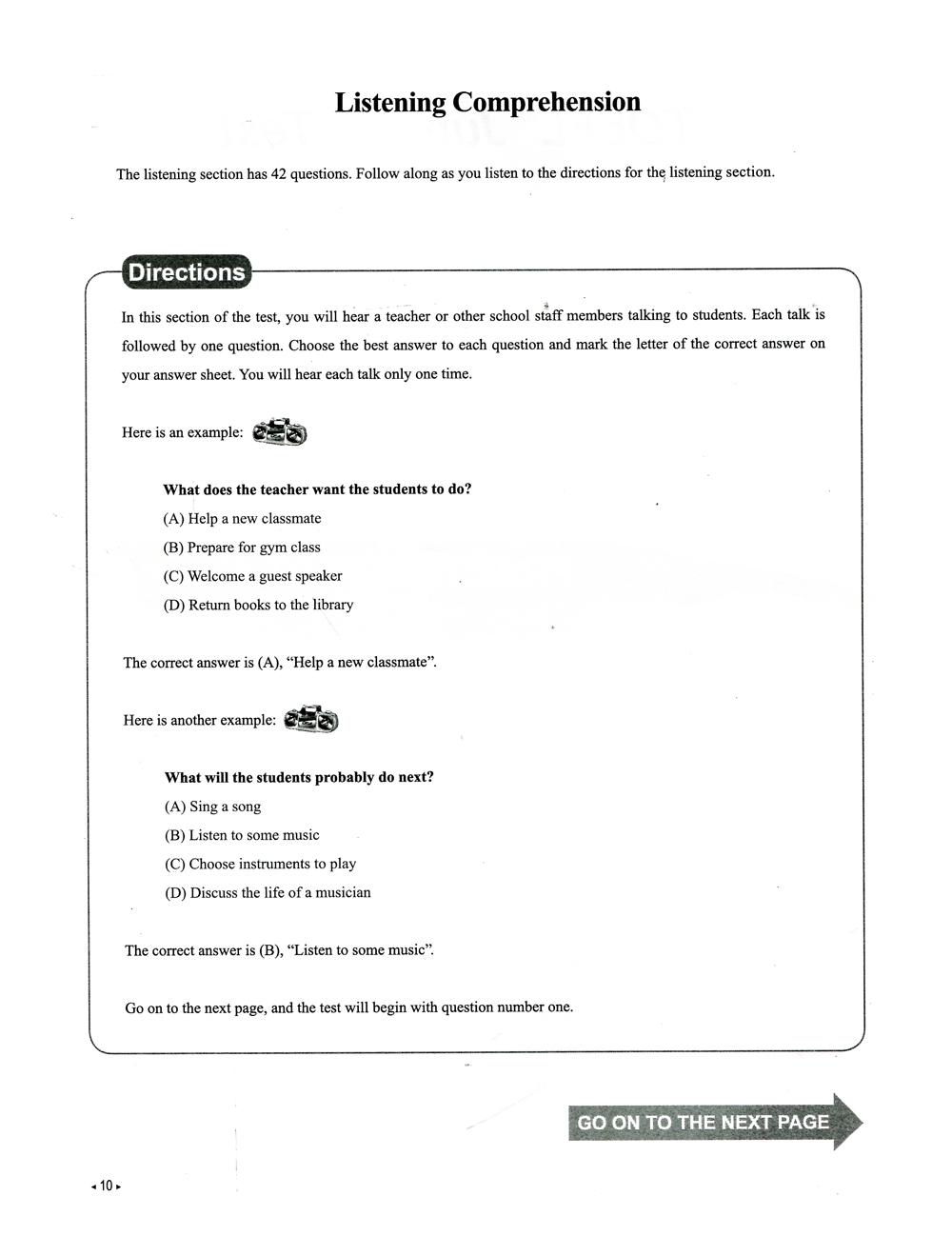 toefl junior - 10 practice tests (kèm cd) - Ảnh 6