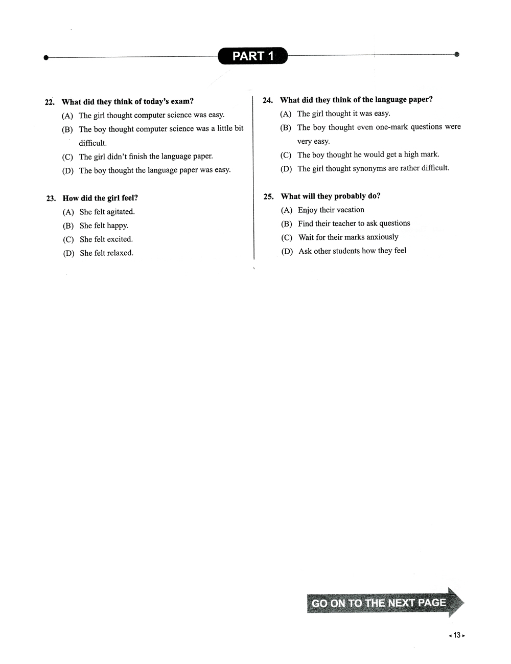 toefl junior - 10 practice tests (kèm cd) - Ảnh 9