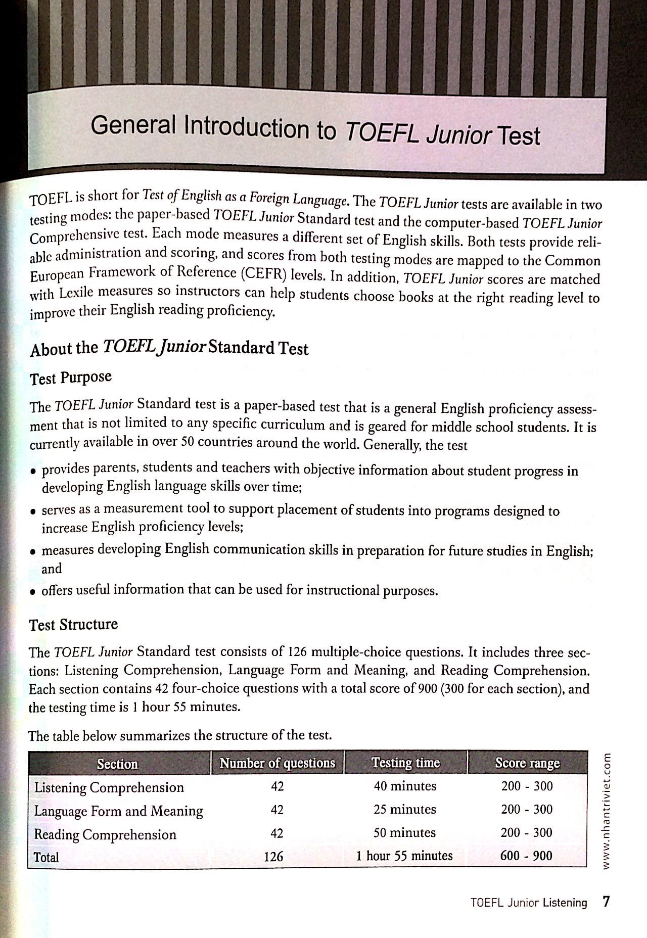 toefl junior listening (kèm cd) - Ảnh 2