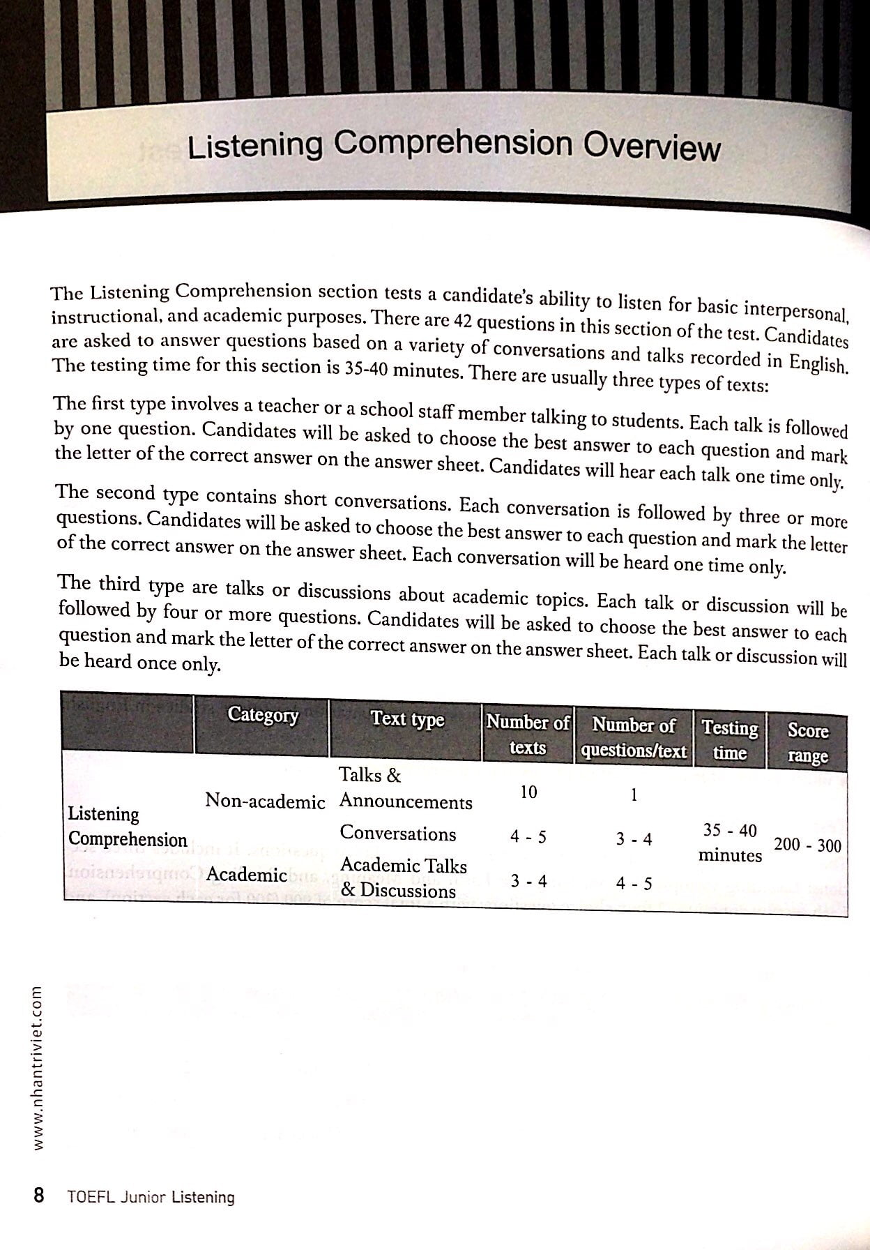 toefl junior listening (kèm cd) - Ảnh 3