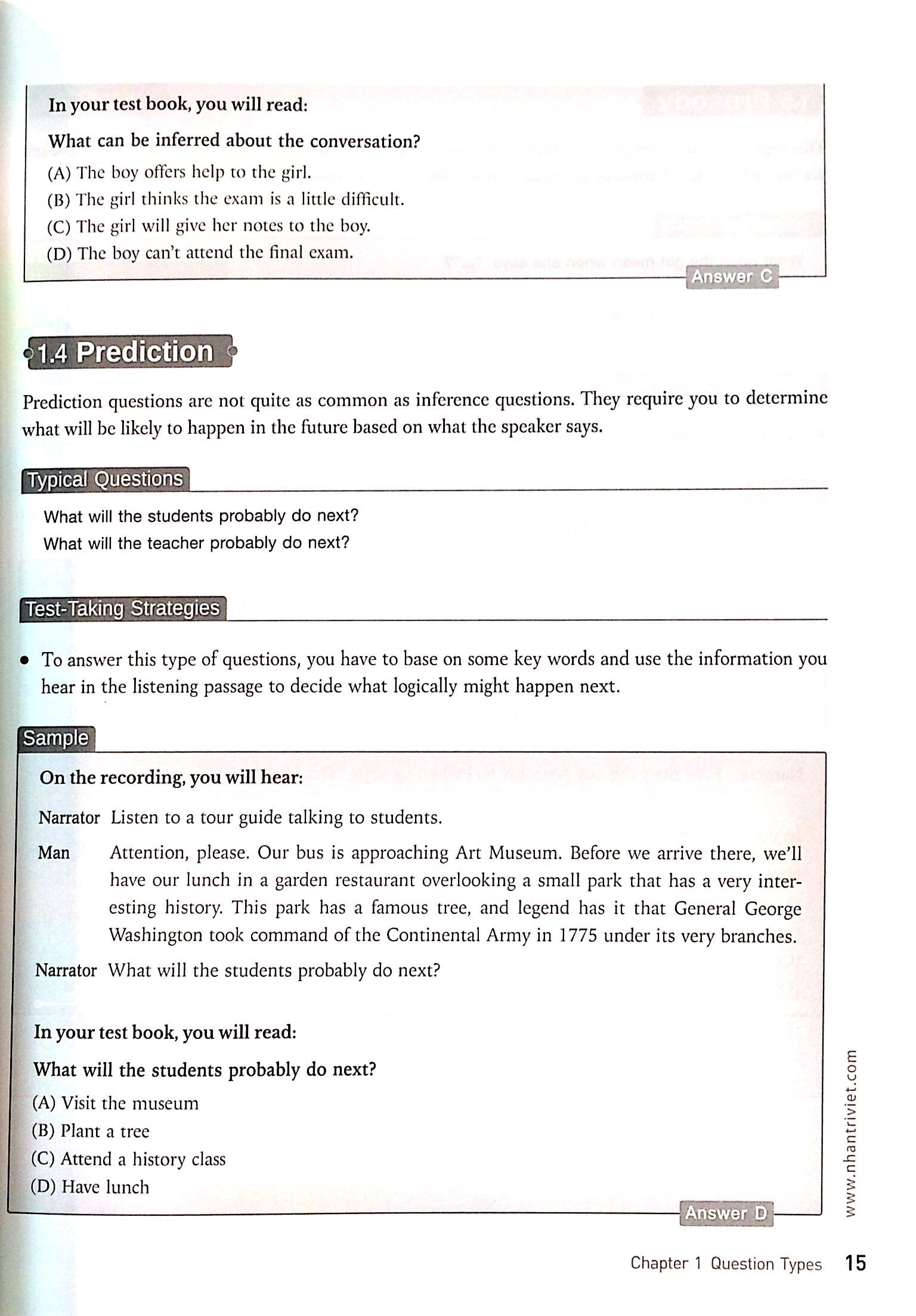 toefl junior listening (kèm cd) - Ảnh 9