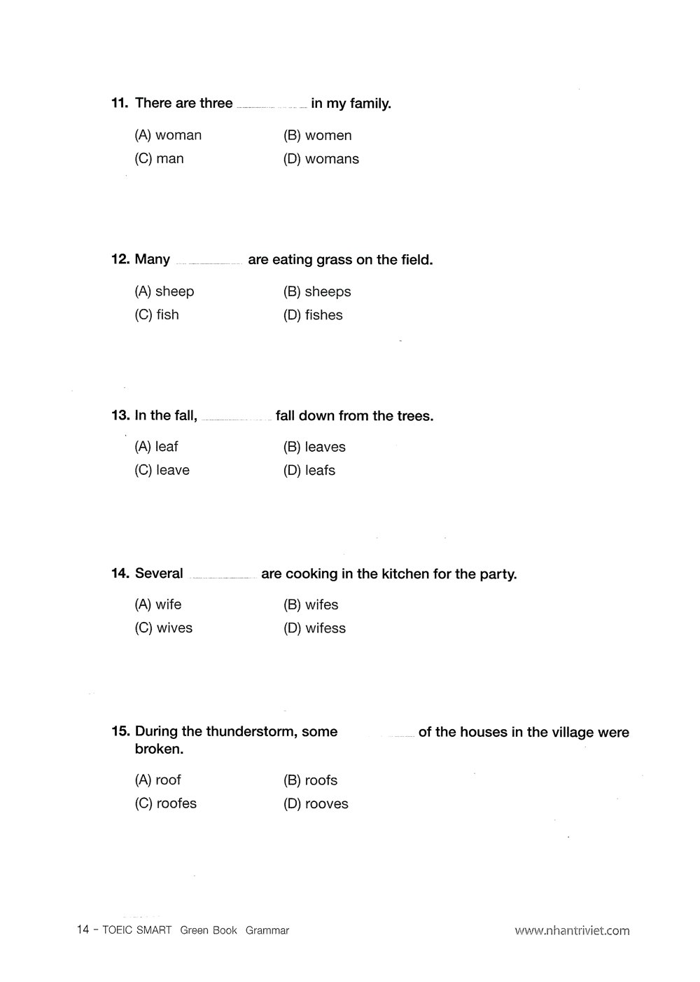 toeic smart - green book grammar (kèm cd) - Ảnh 8