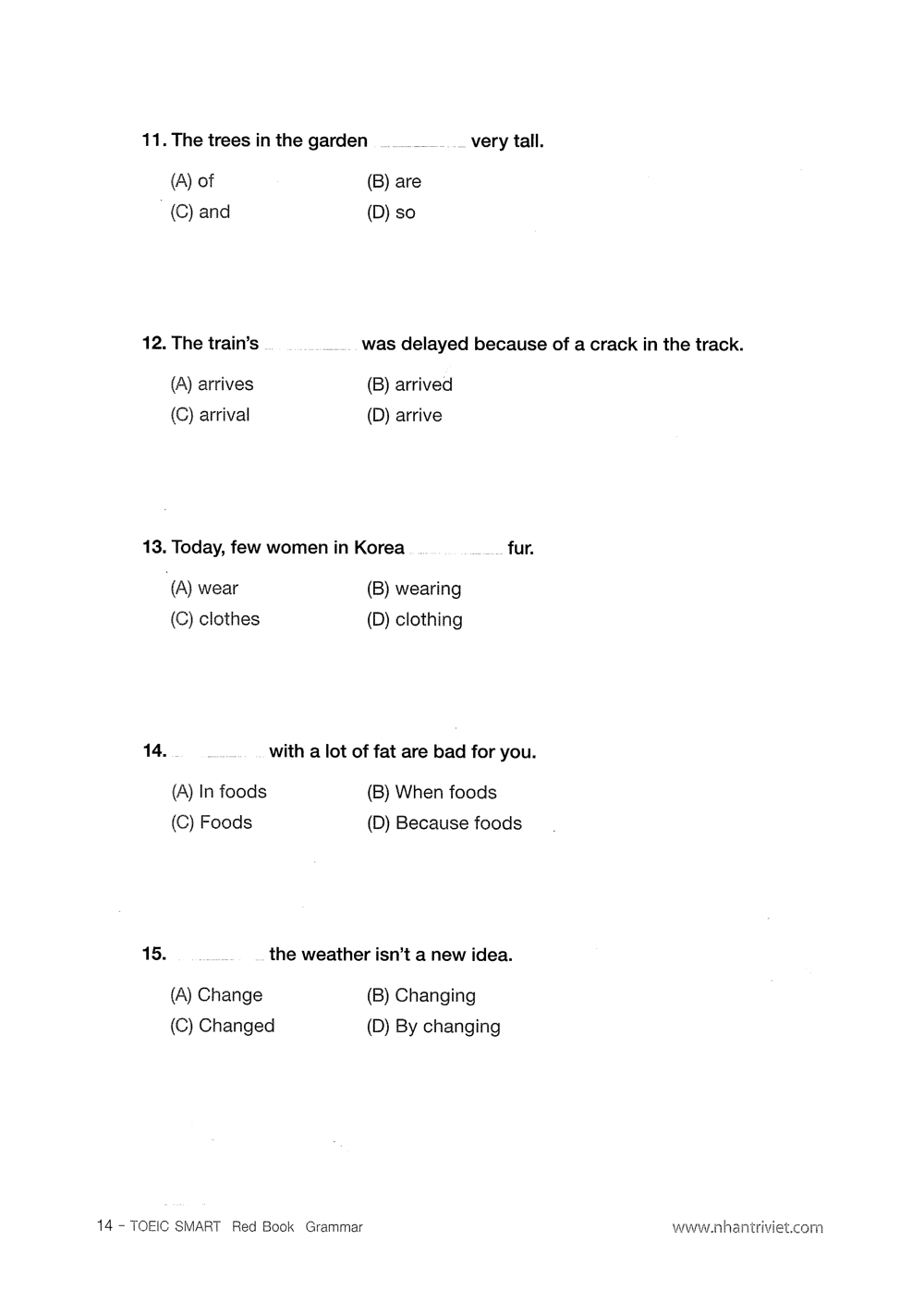 toeic smart - red book grammar (kèm cd) - Ảnh 8