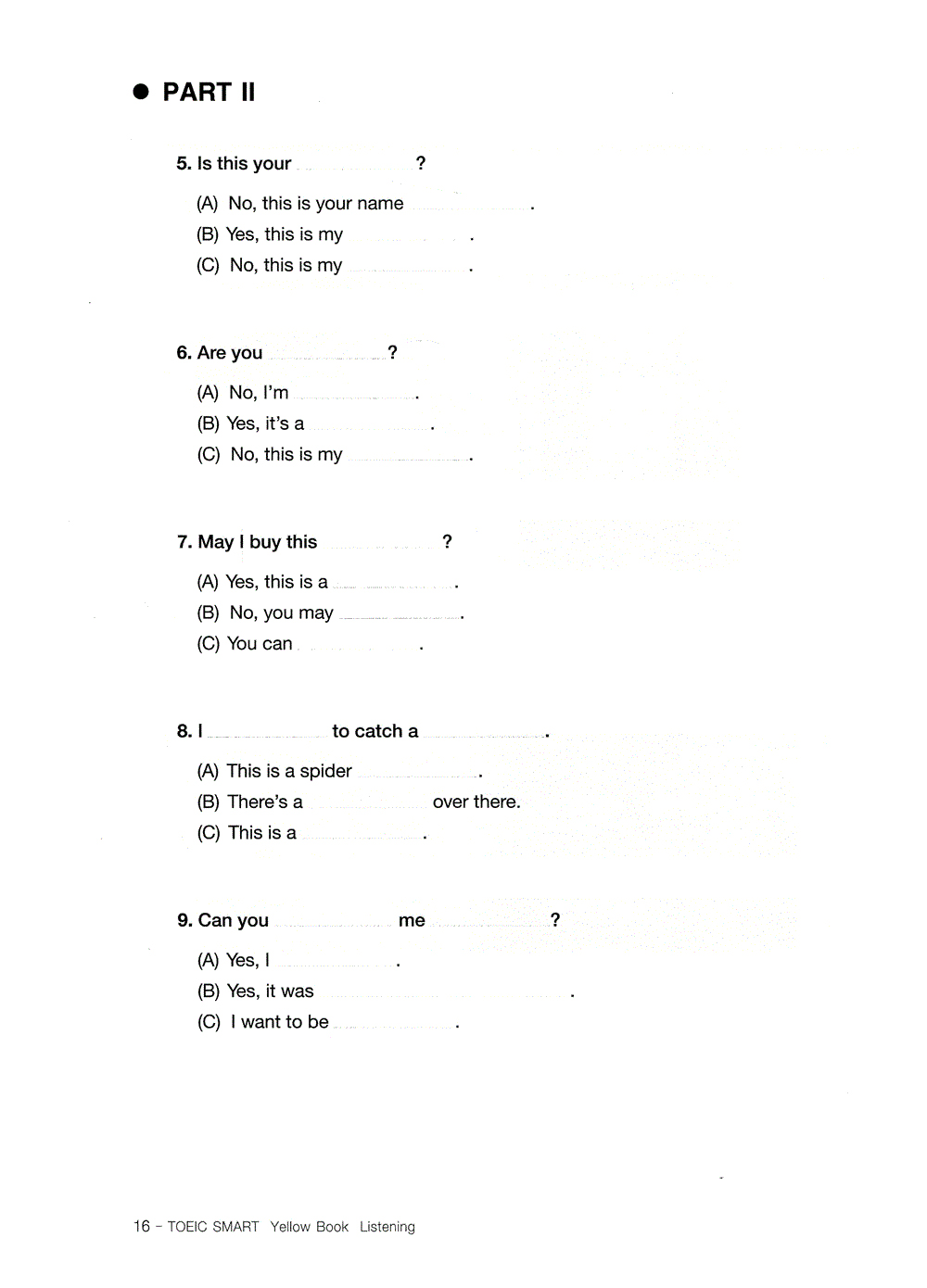 toeic smart - yellow book listening (kèm cd) - Ảnh 11