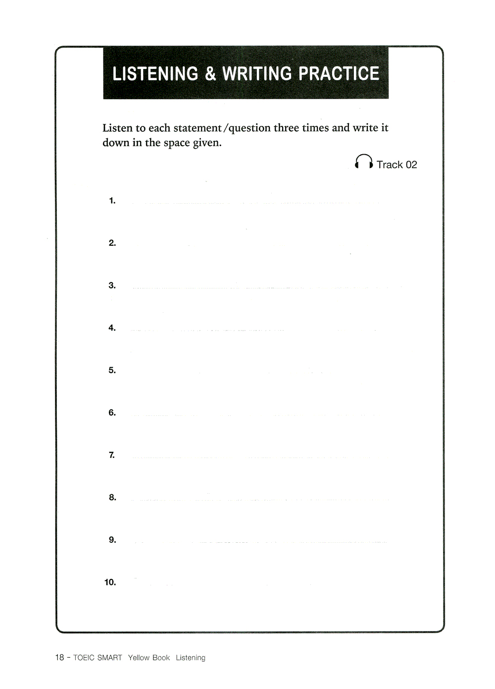 toeic smart - yellow book listening (kèm cd) - Ảnh 13