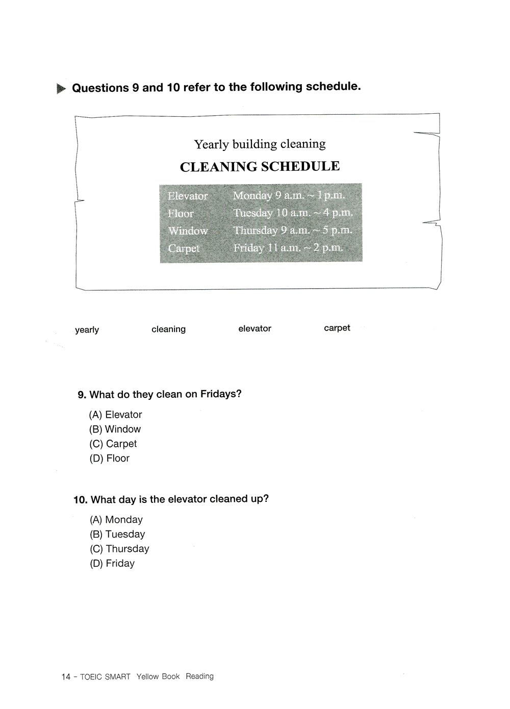 toeic smart - yellow book reading (kèm cd) - Ảnh 9