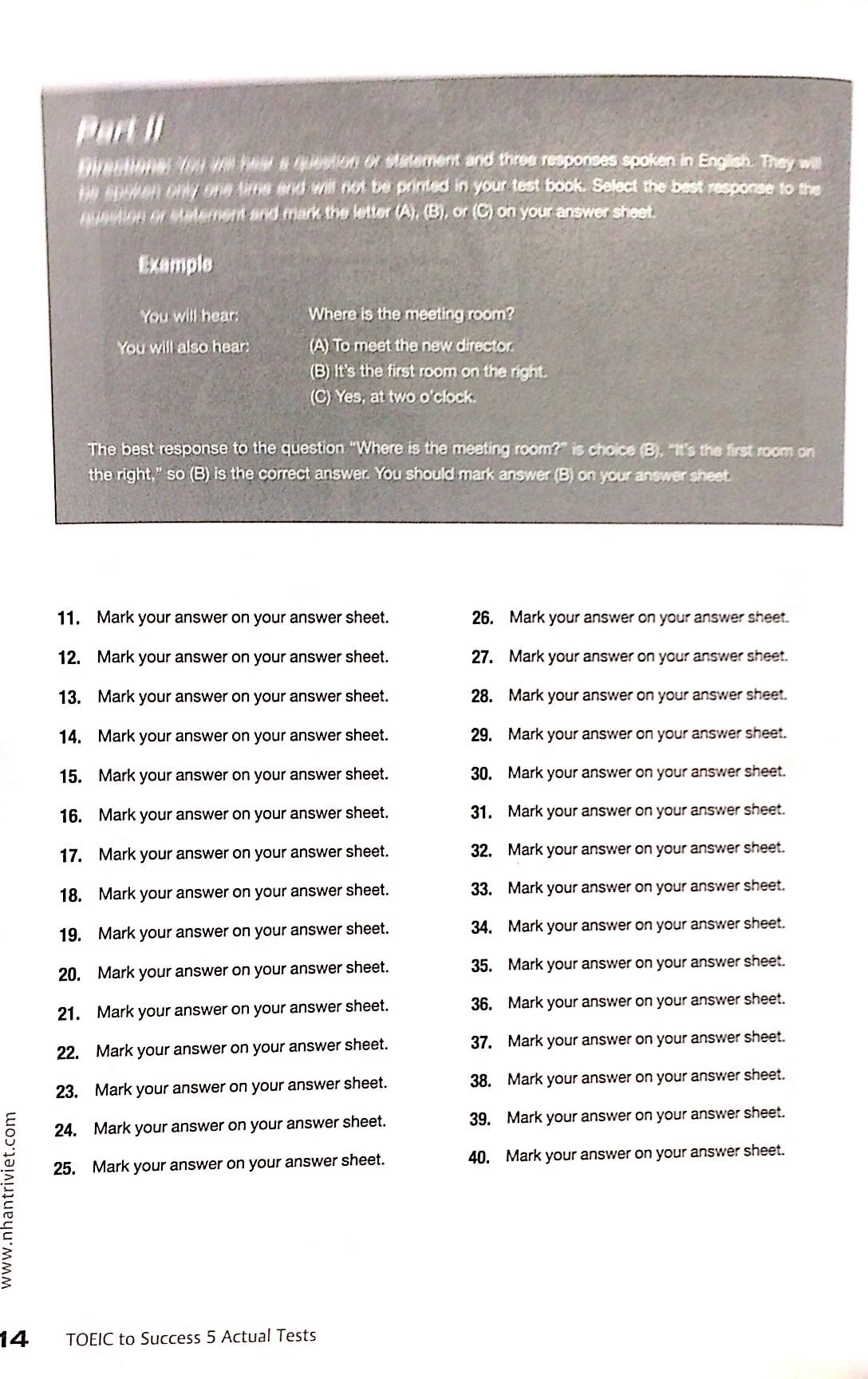 toeic to success (lc+rc)_5 actual tests (+cd) - Ảnh 9